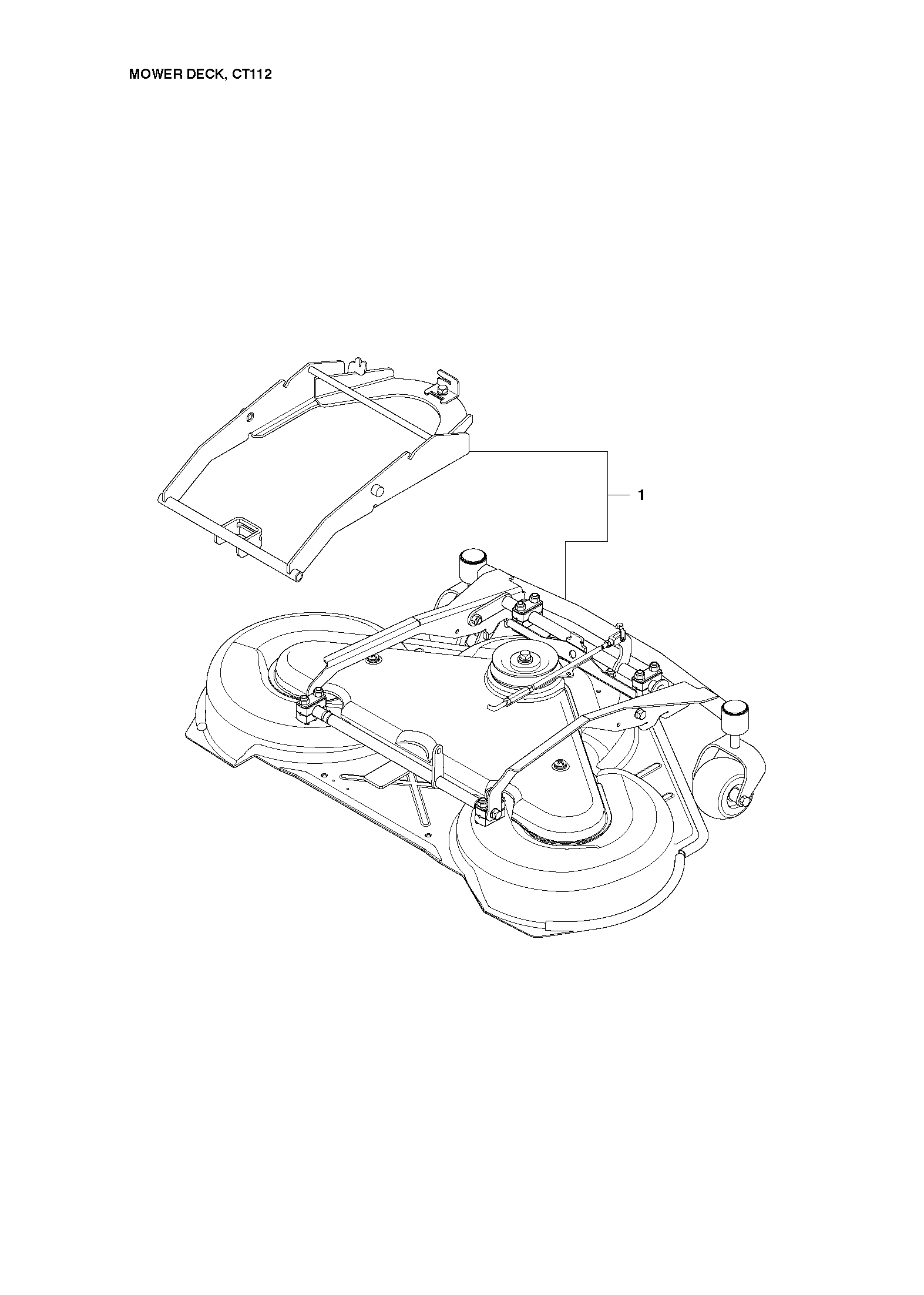 BRAKE / REAR MOWER LIFT