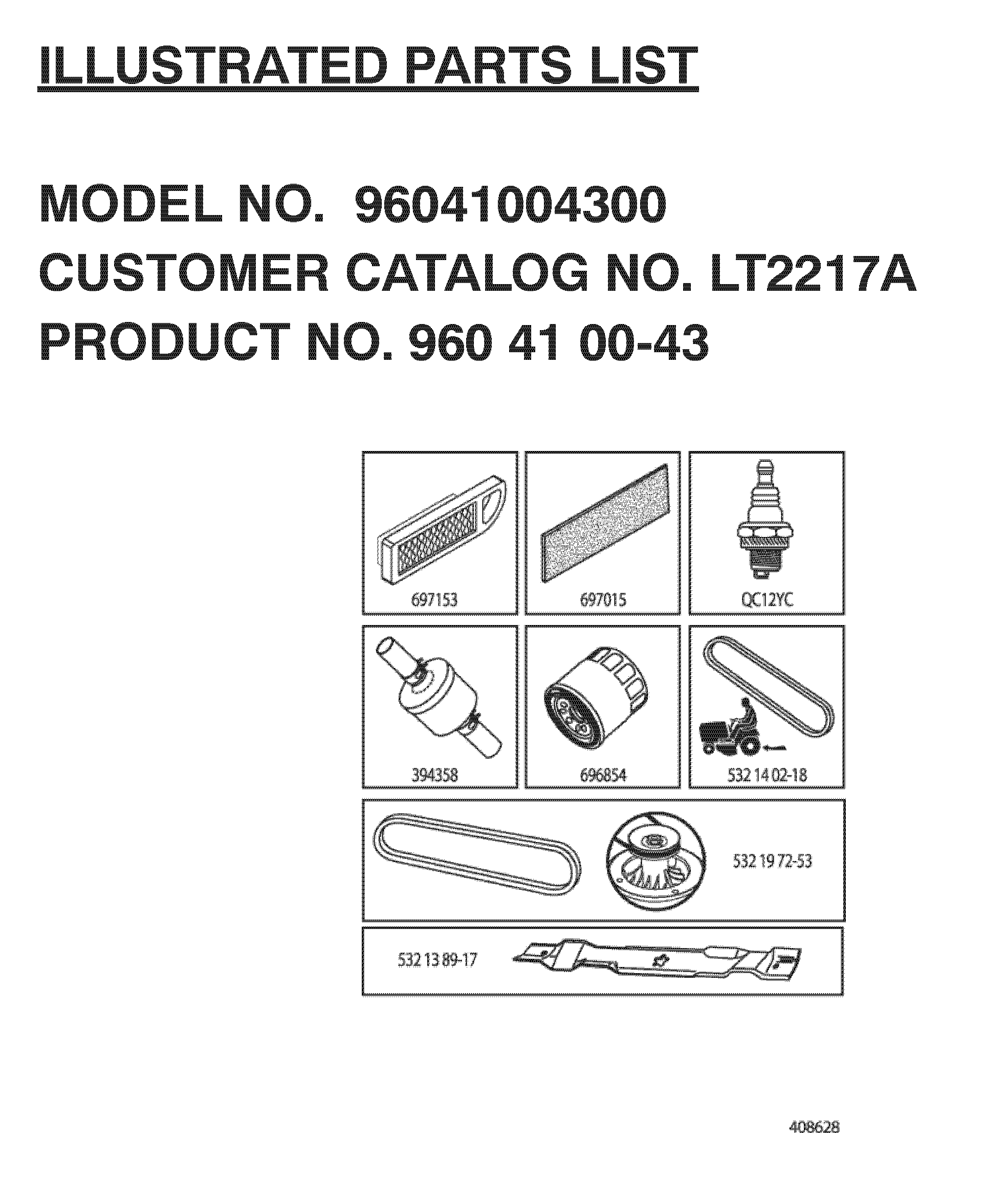 FREQUENTLY USED PARTS