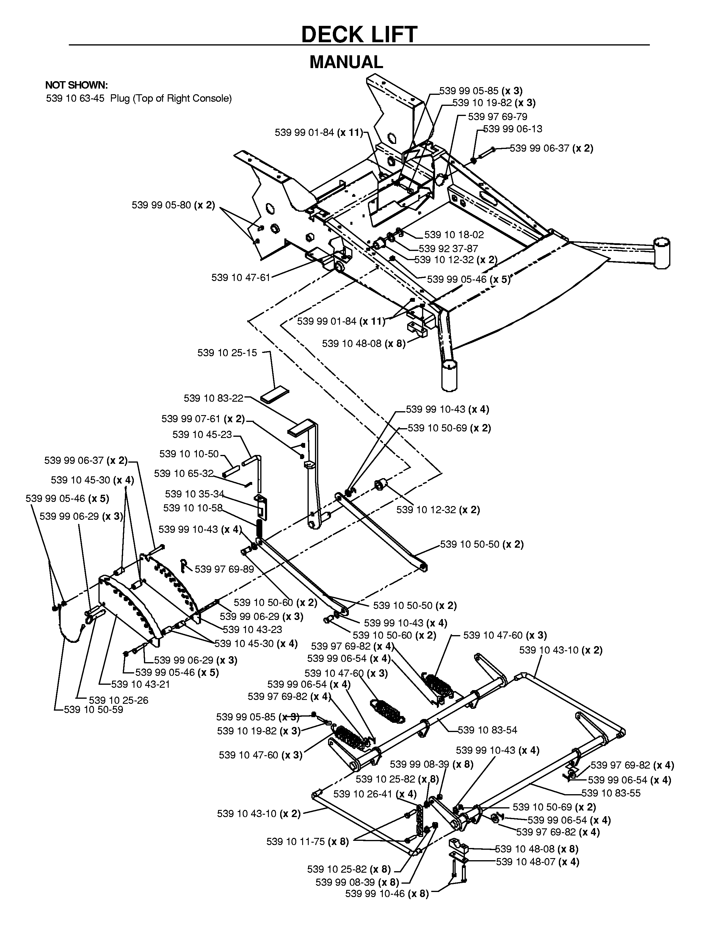 MOWER LIFT / DECK LIFT