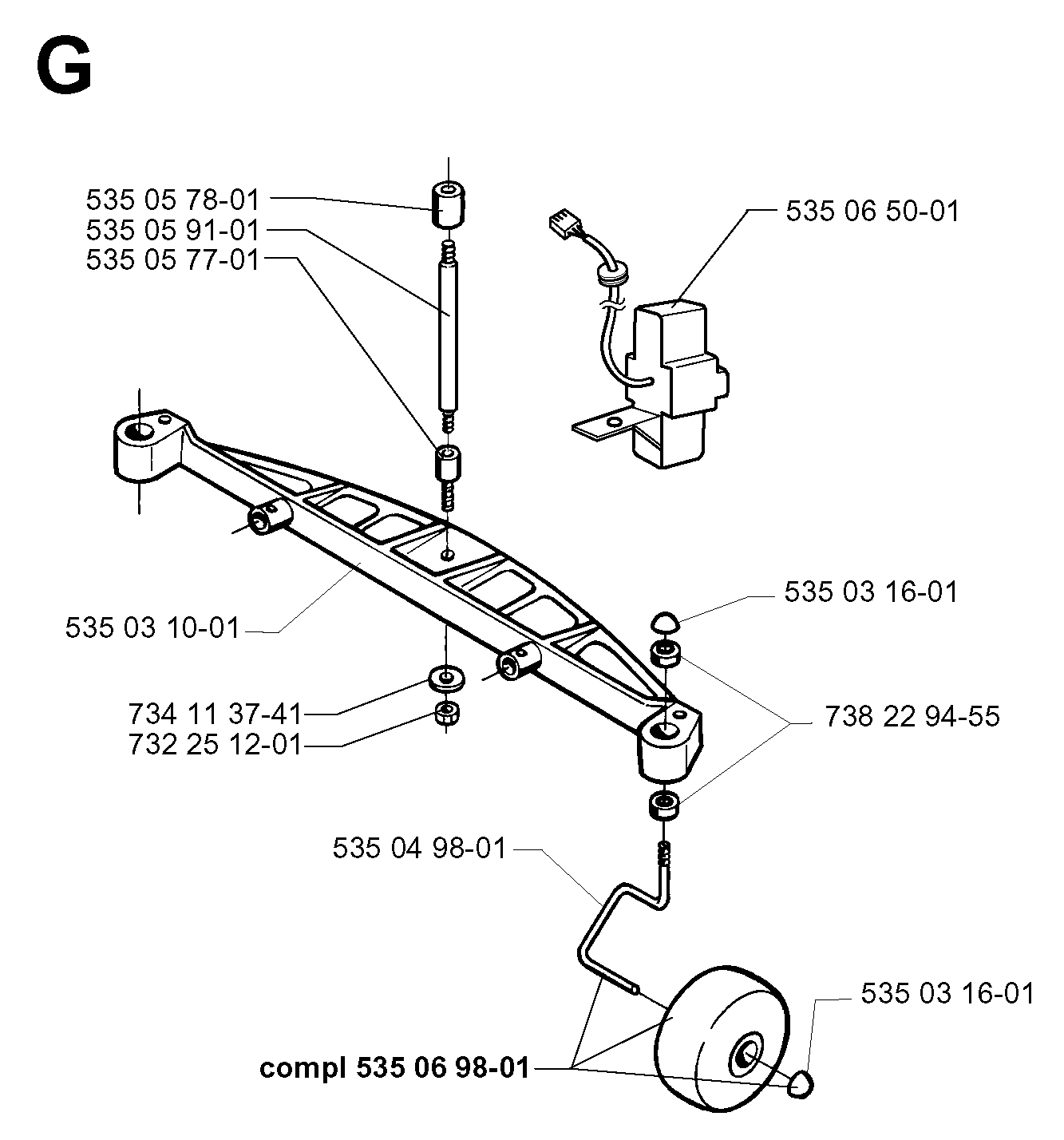 MOWER LIFT / DECK LIFT