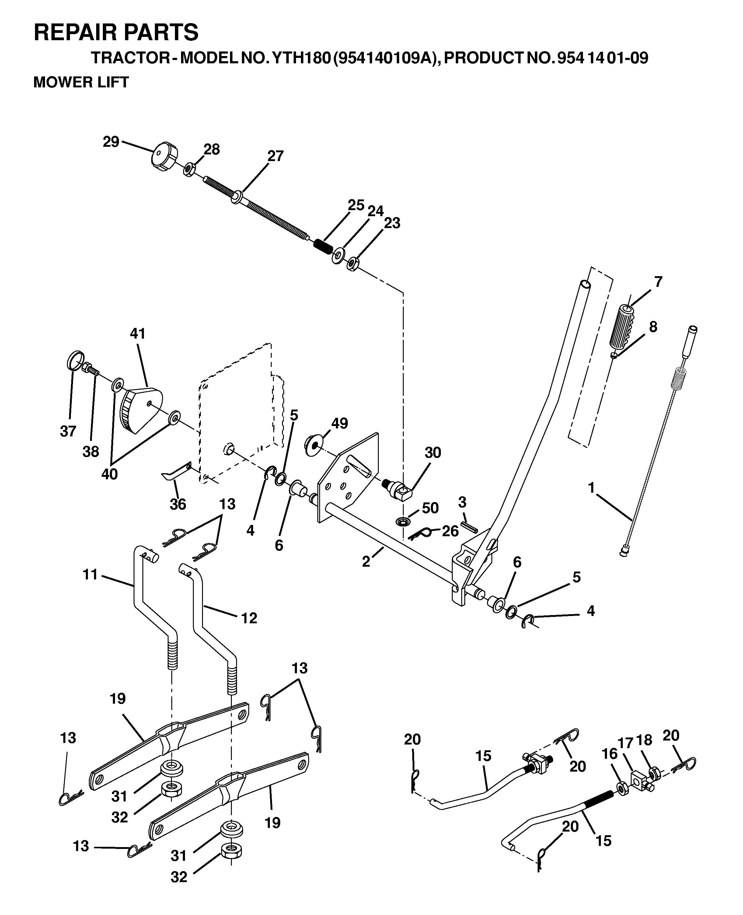 MOWER LIFT / DECK LIFT