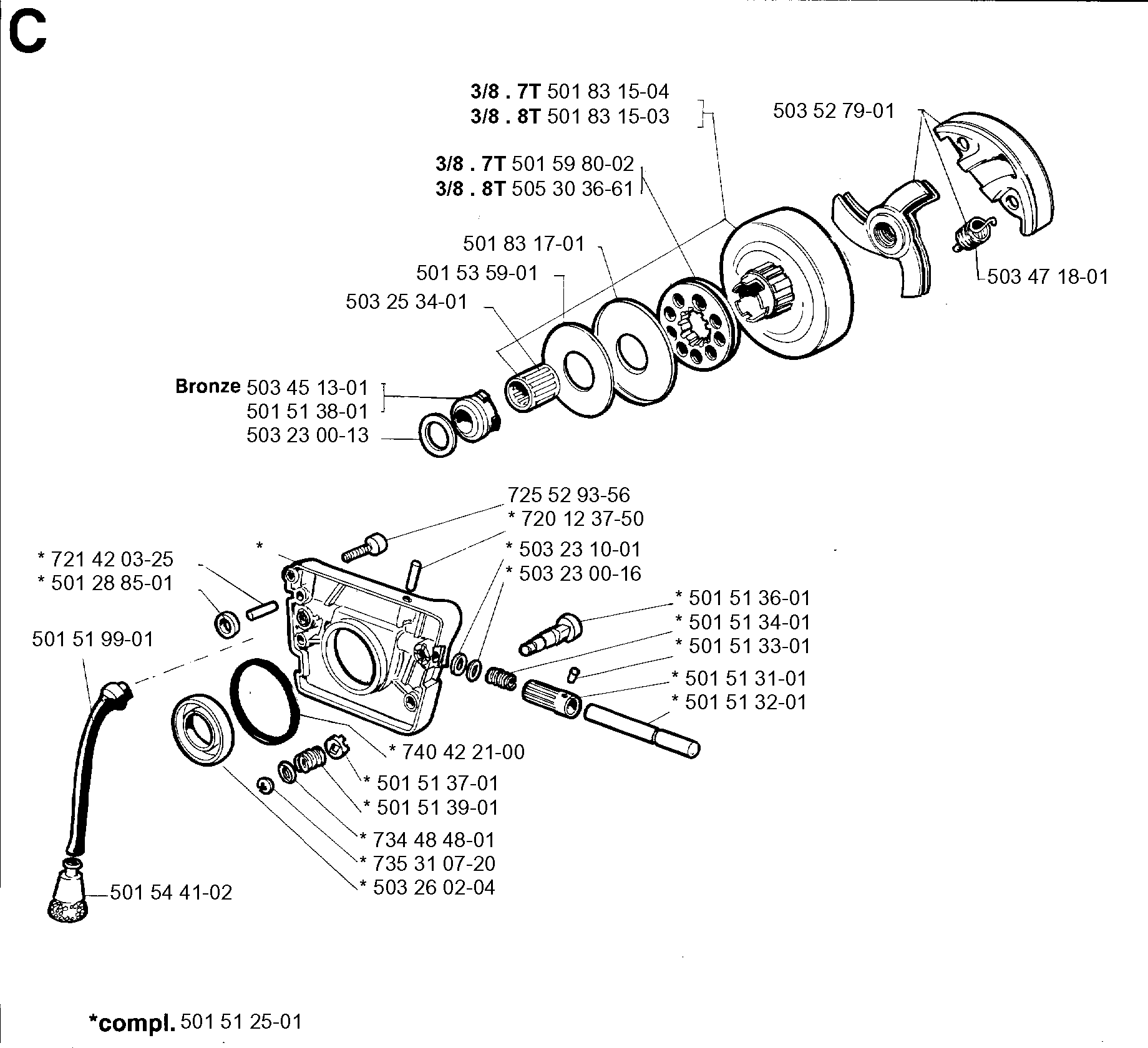 CLUTCH & OIL PUMP