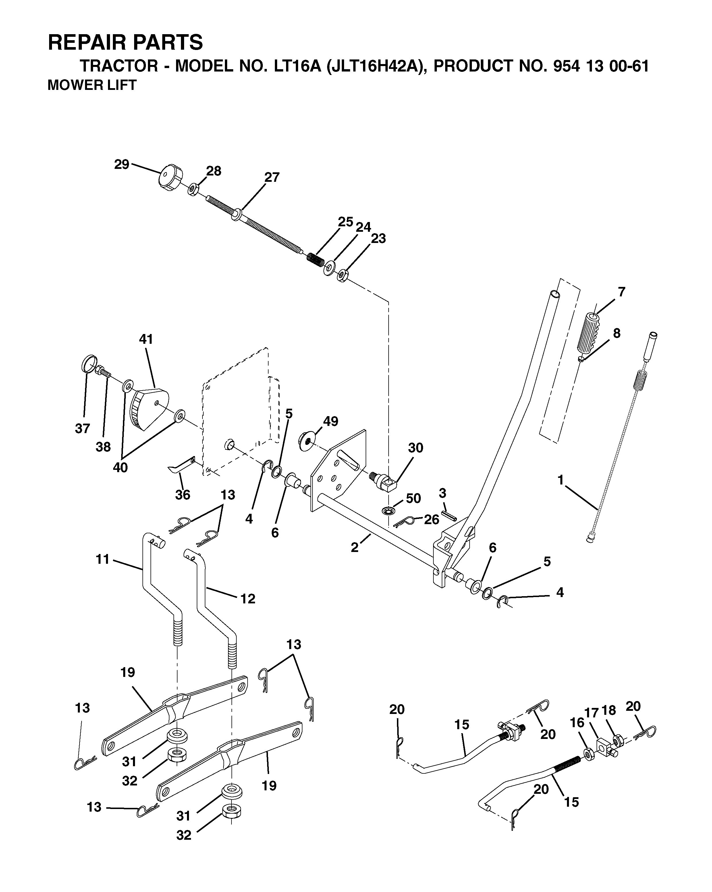 MOWER LIFT / DECK LIFT
