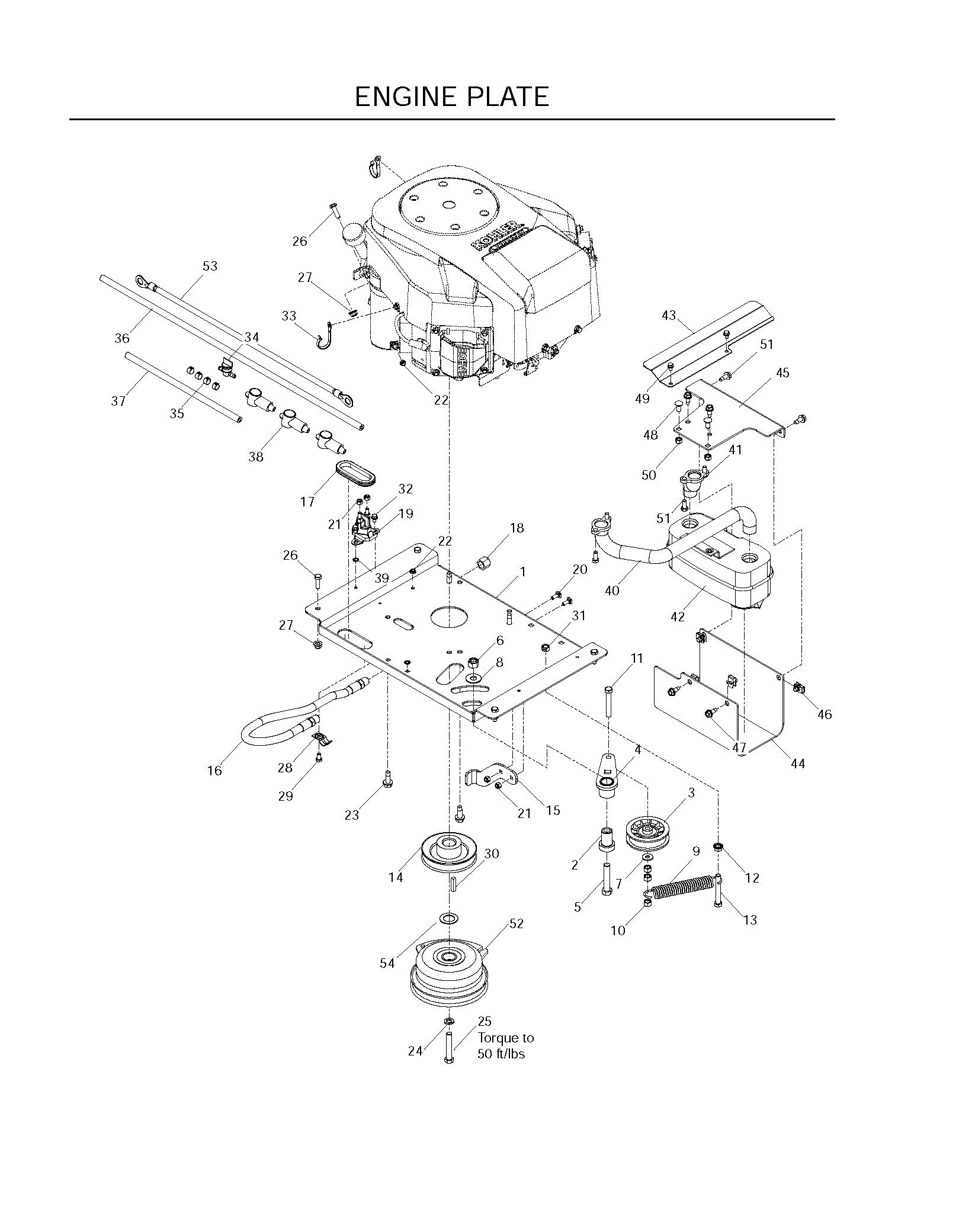 ENGINE PLATE