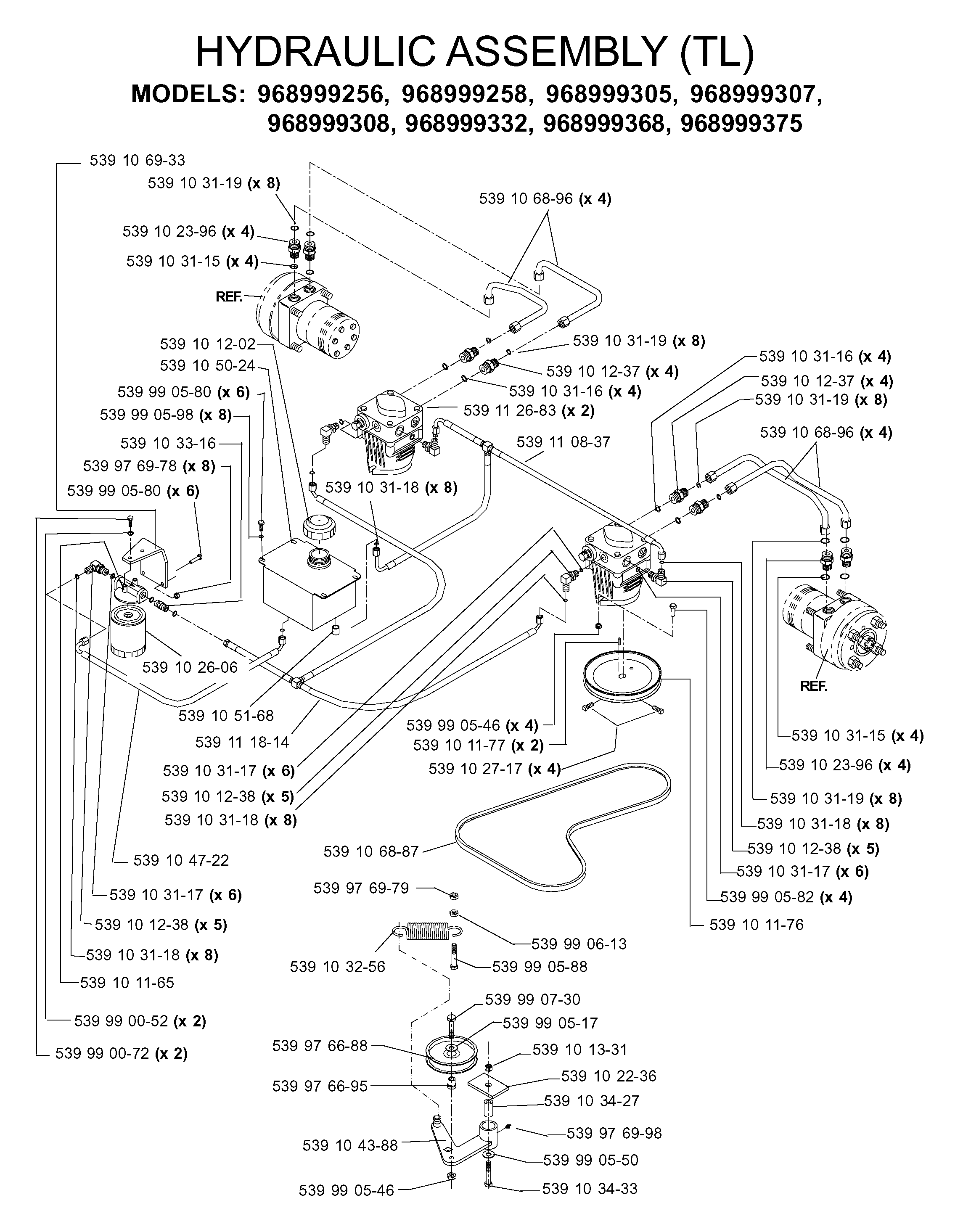 HYDRAULIC PUMP - MOTOR