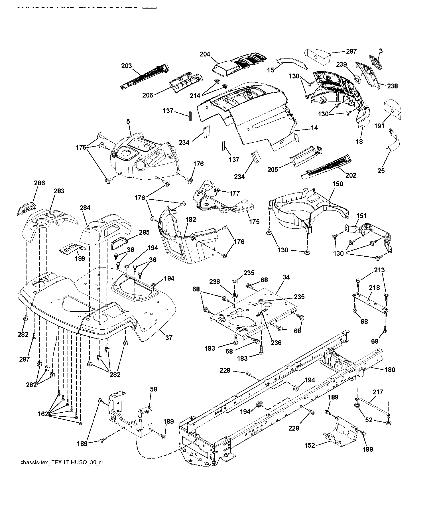 BRAKE / REAR MOWER LIFT