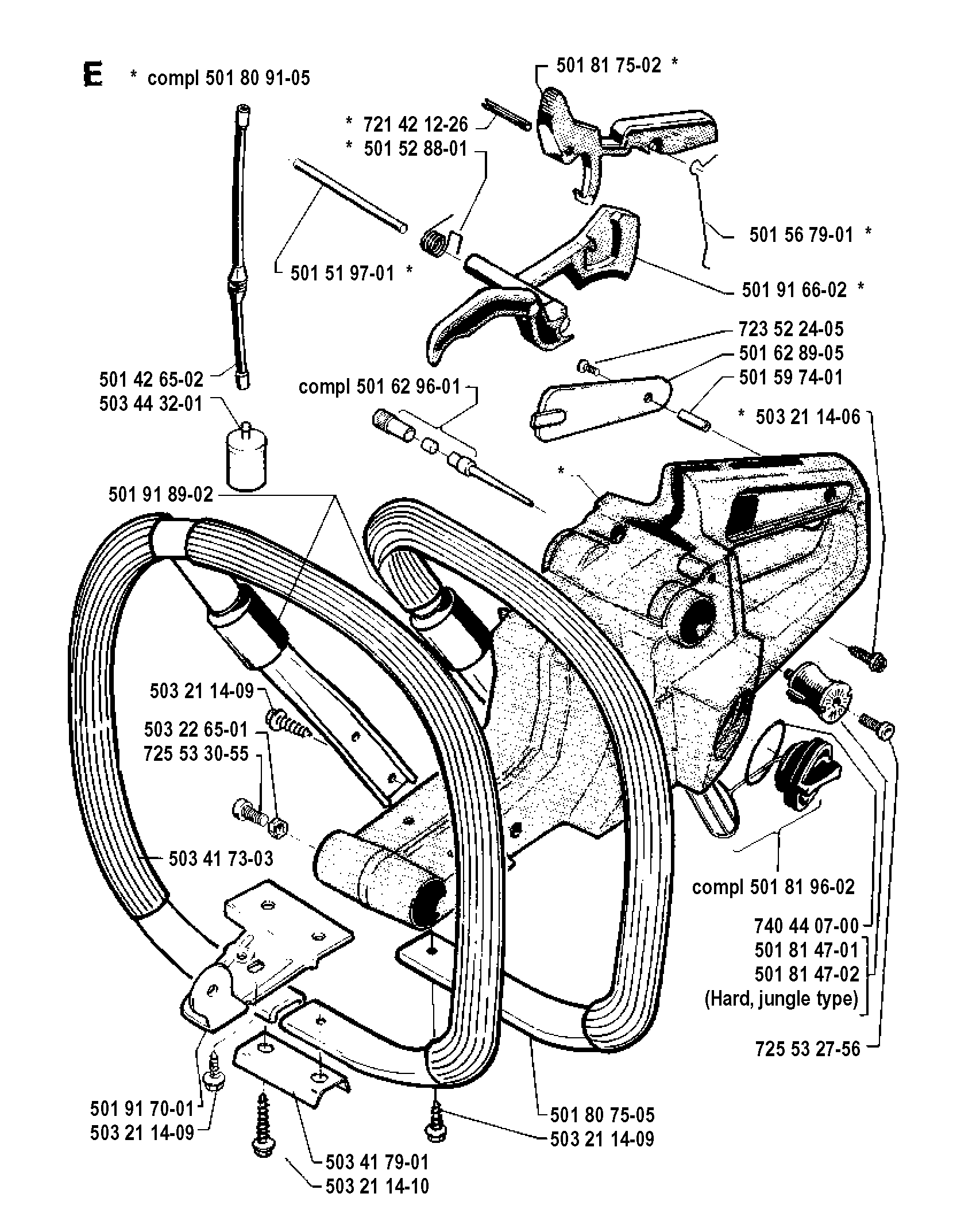 FUEL TANK & HANDLE