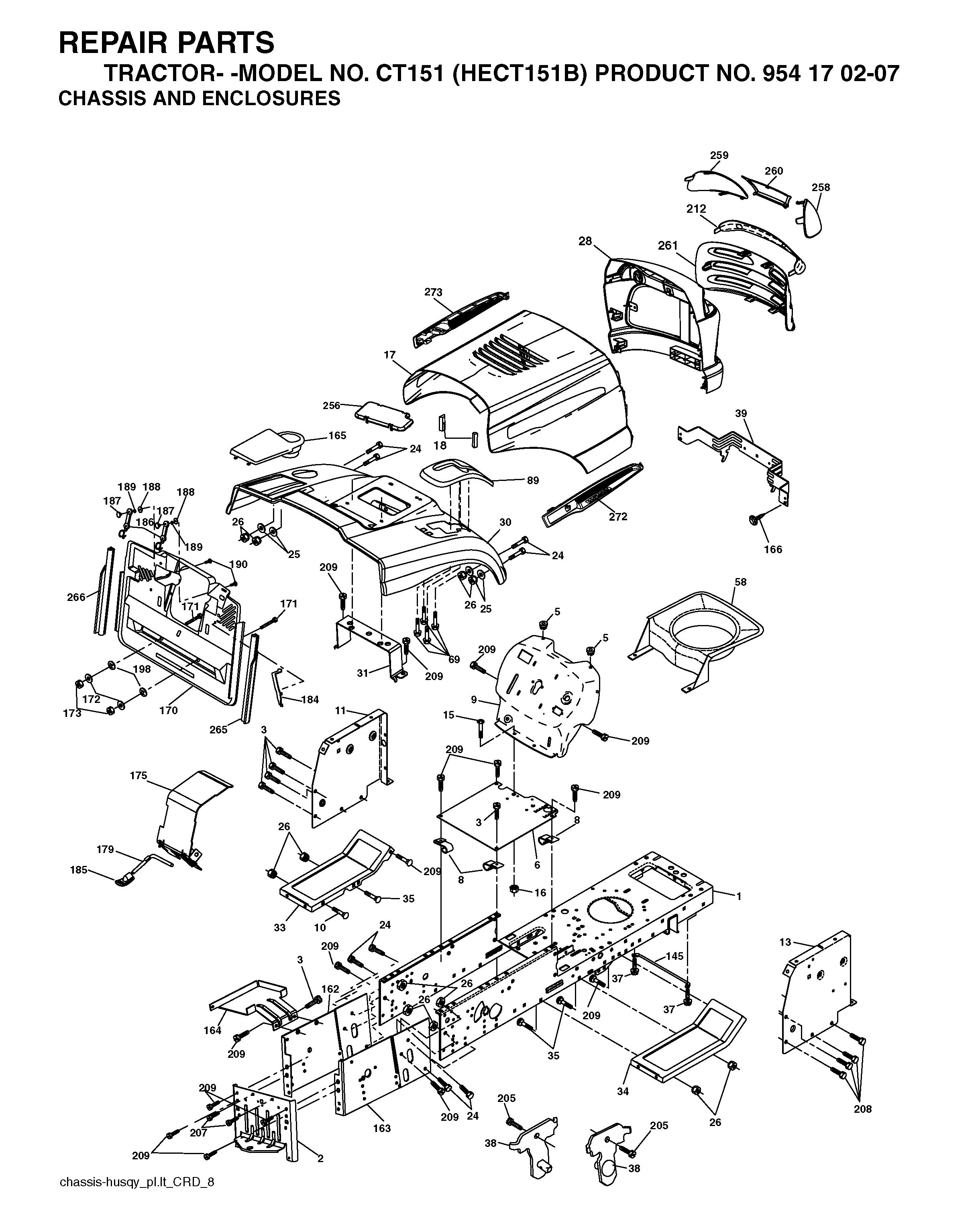 BRAKE / REAR MOWER LIFT