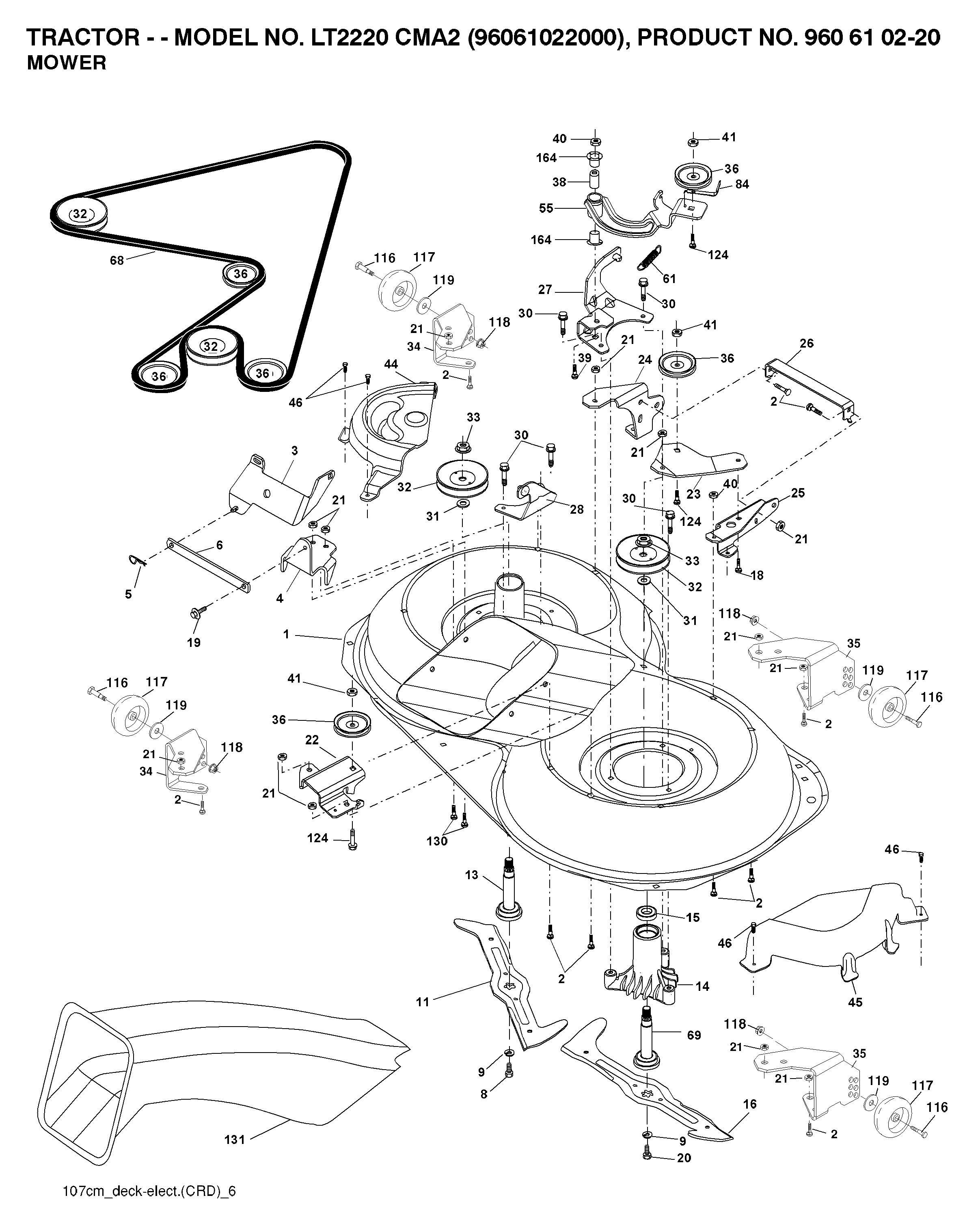 MOWER DECK / CUTTING DECK