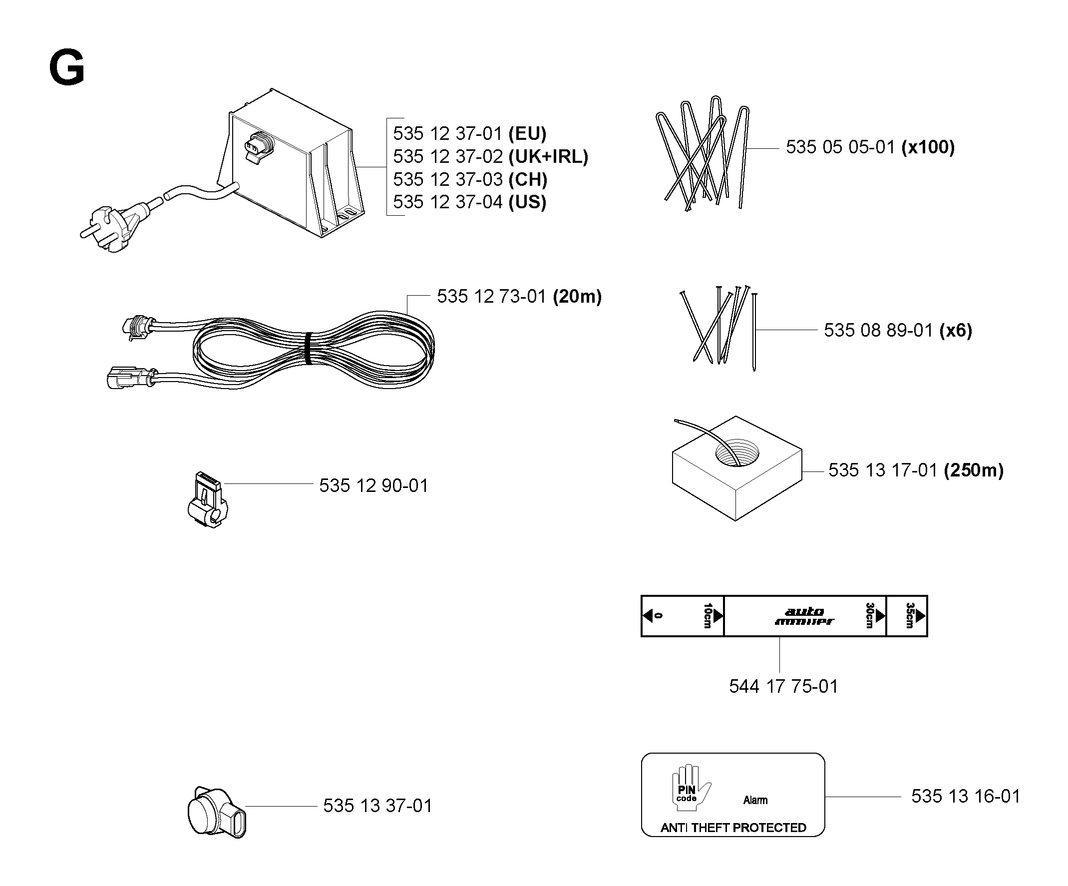 INSTALLATION ACCESSORIES