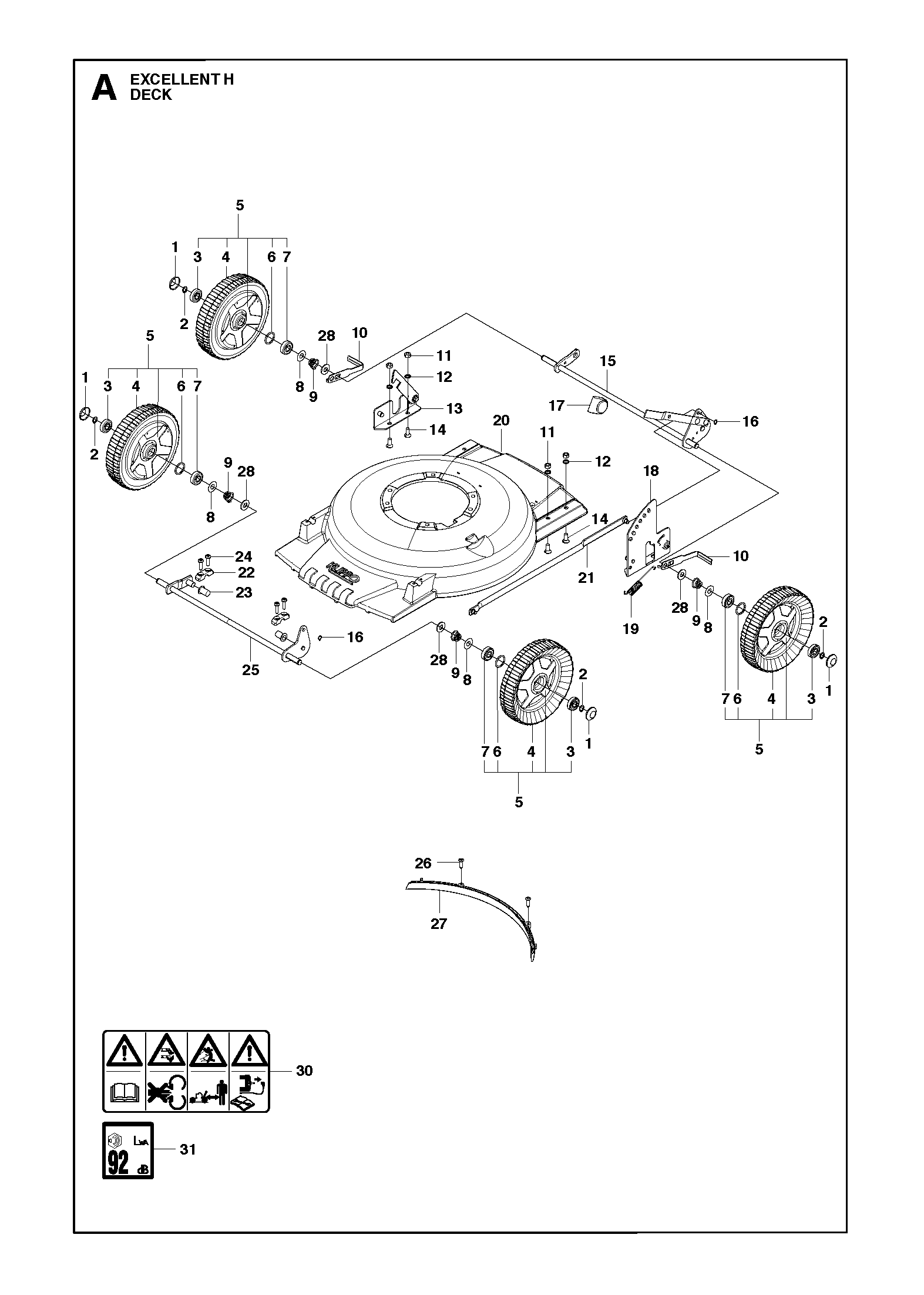 MOWER DECK / CUTTING DECK