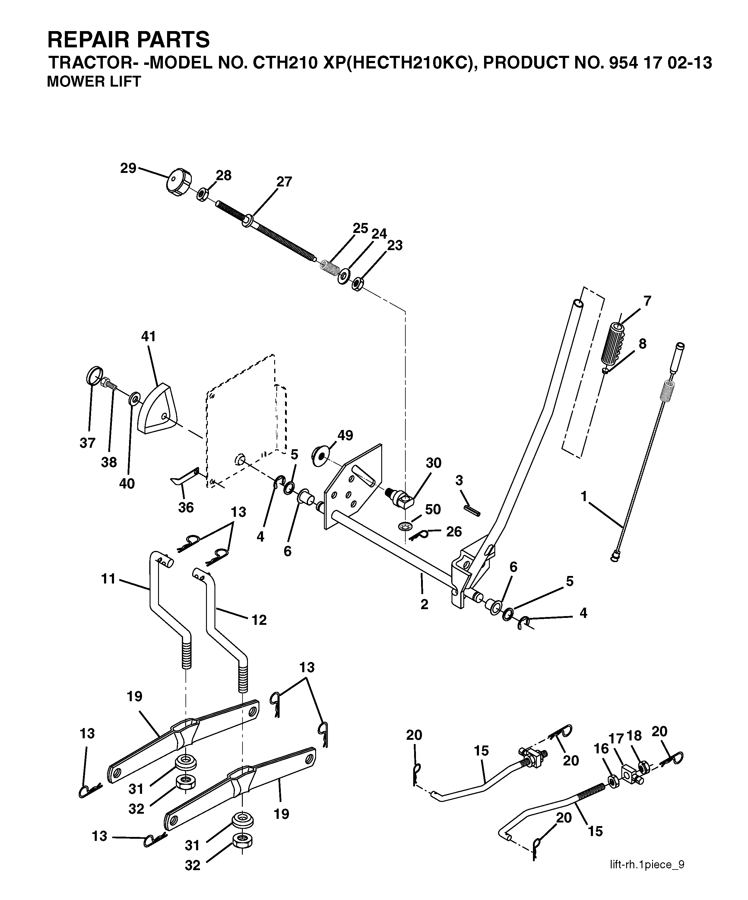 MOWER LIFT / DECK LIFT