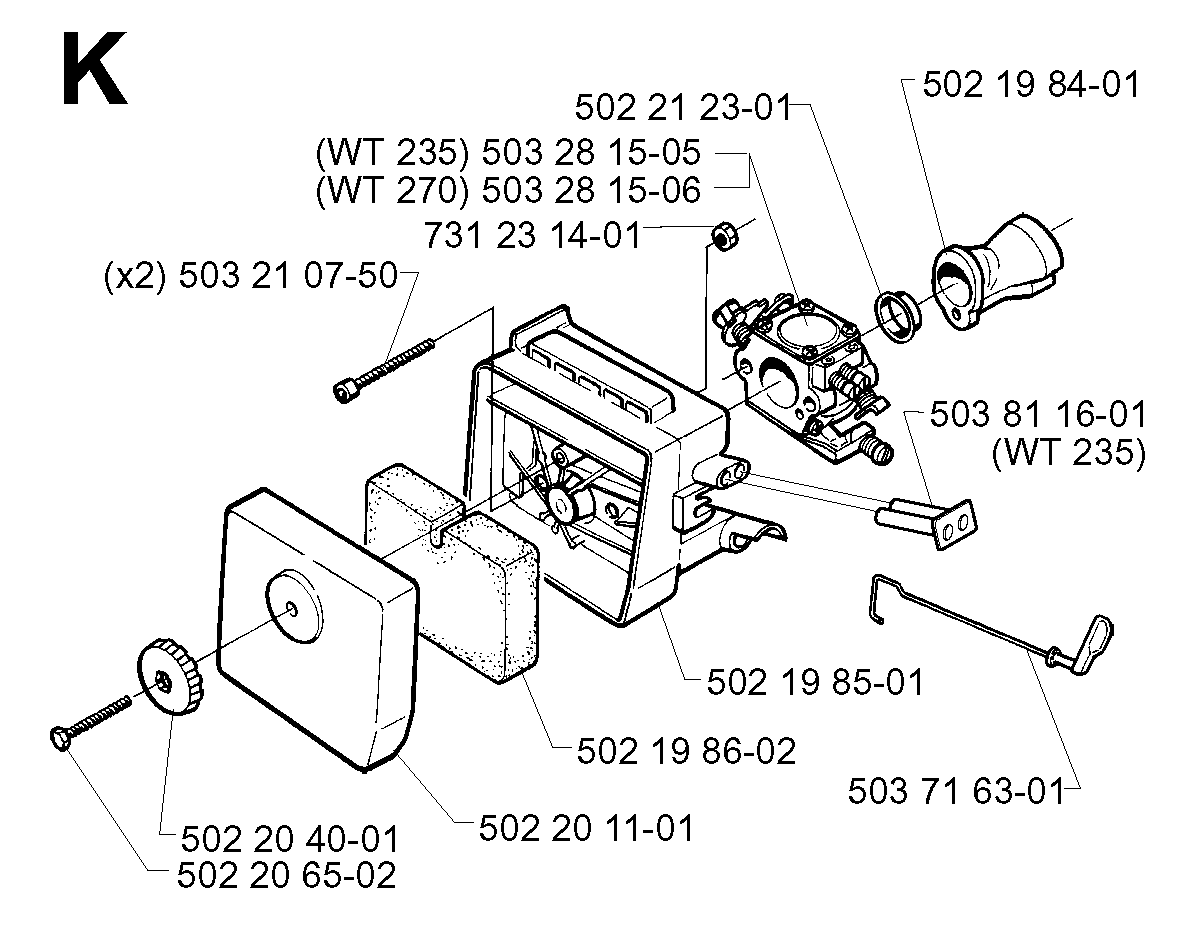 CARBURETOR & AIR FILTER