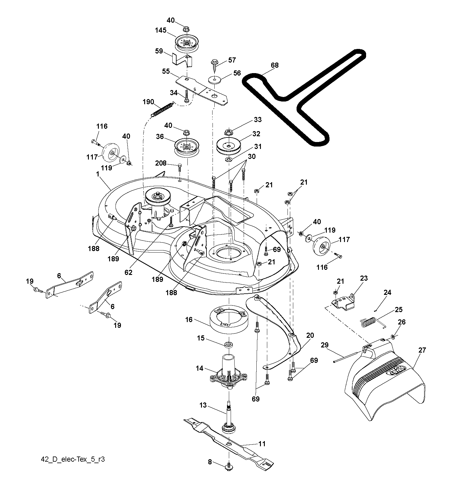 MOWER DECK / CUTTING DECK