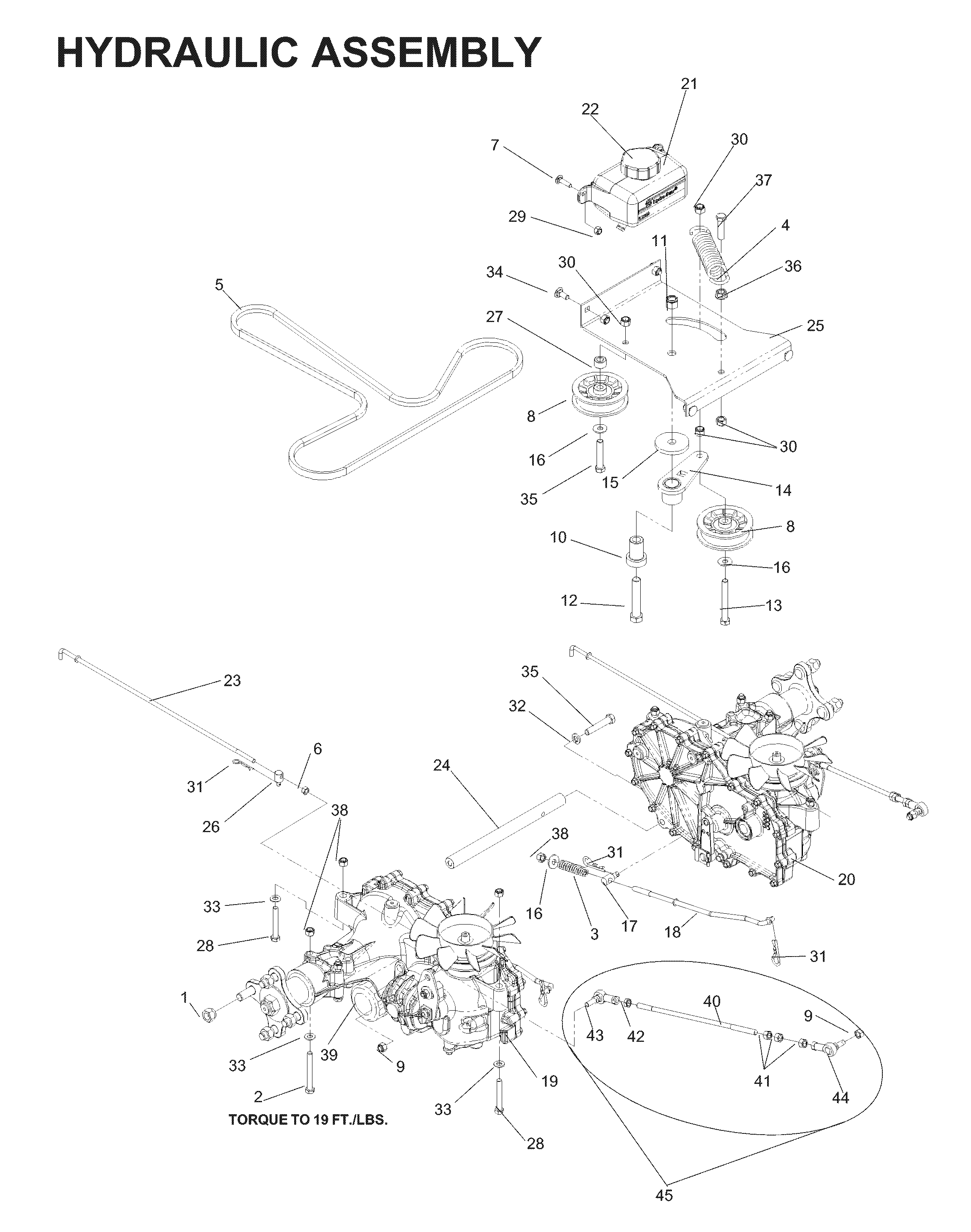 HYDRAULIC PUMP - MOTOR