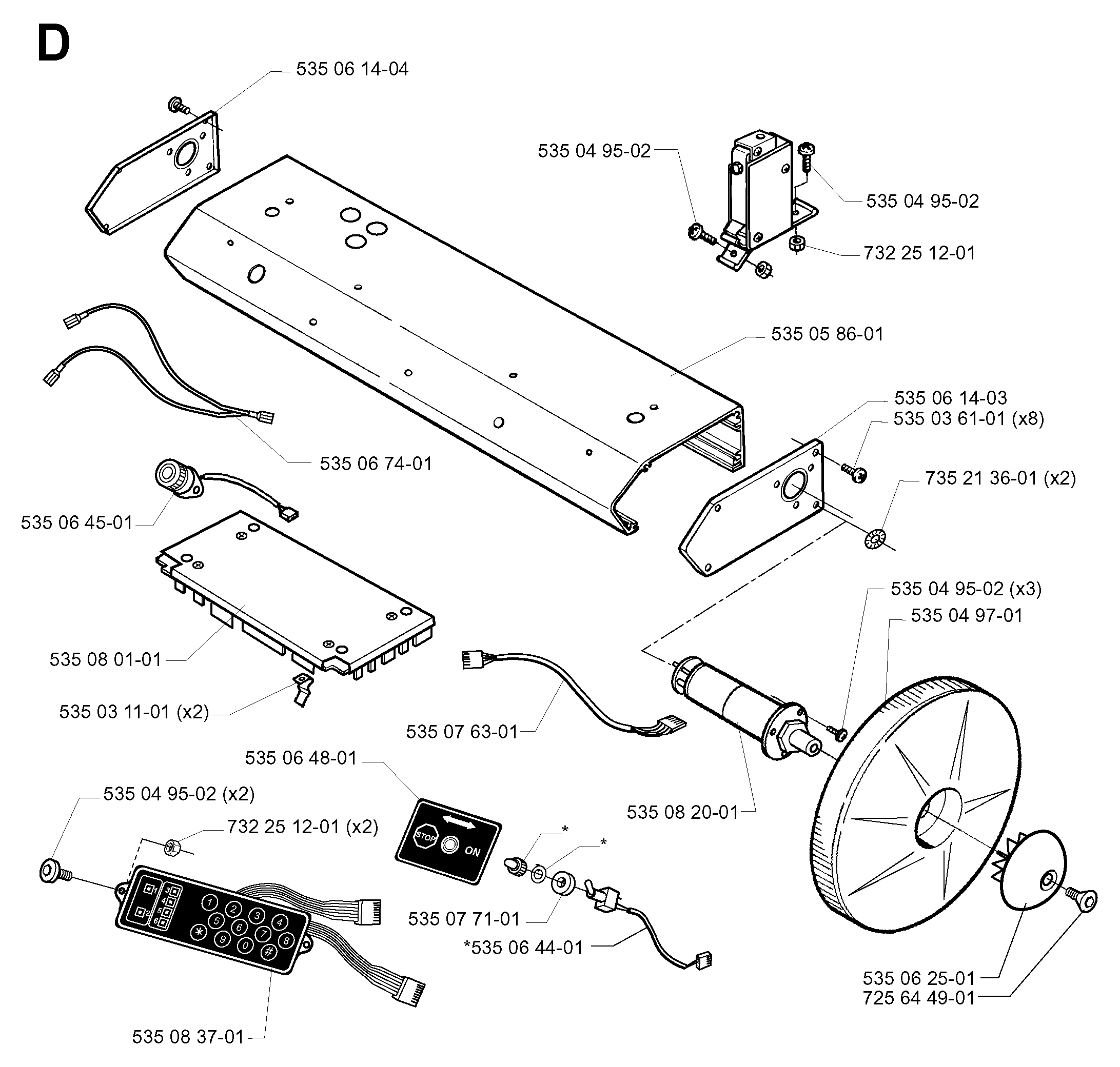 ELECTRONIC & WHEEL MOTOR HOUSING