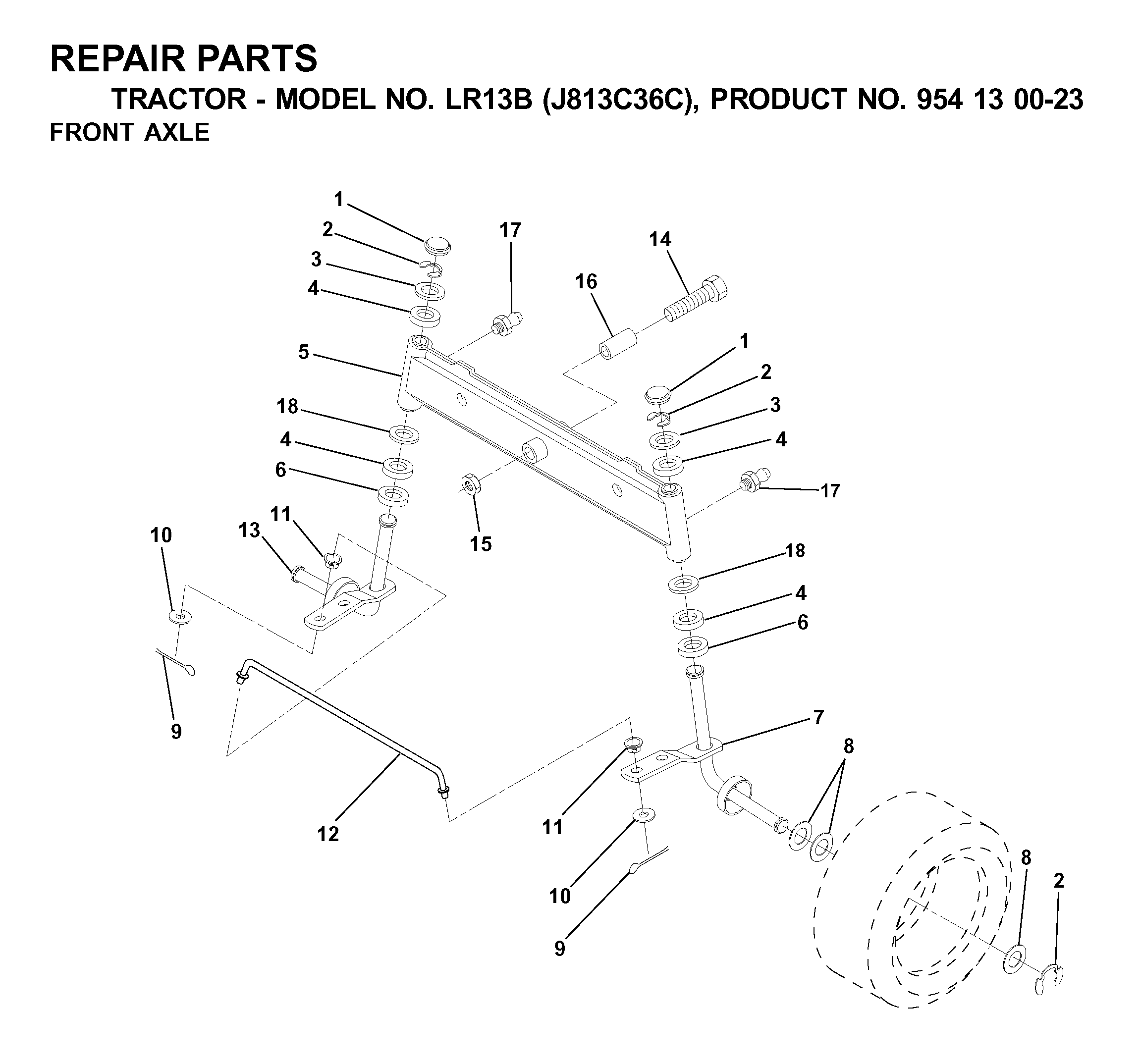 FRONT AXLE 