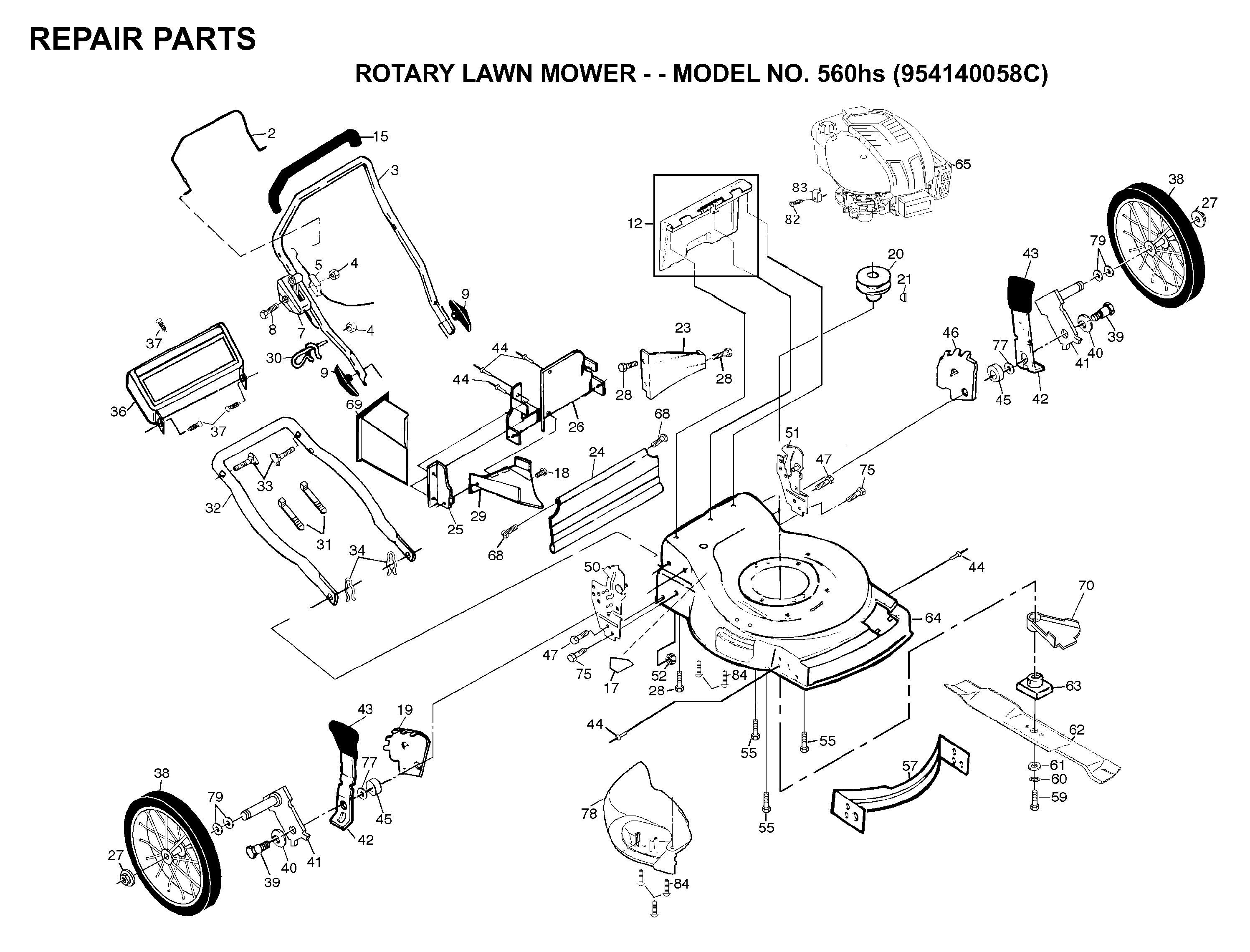 REPAIR PARTS