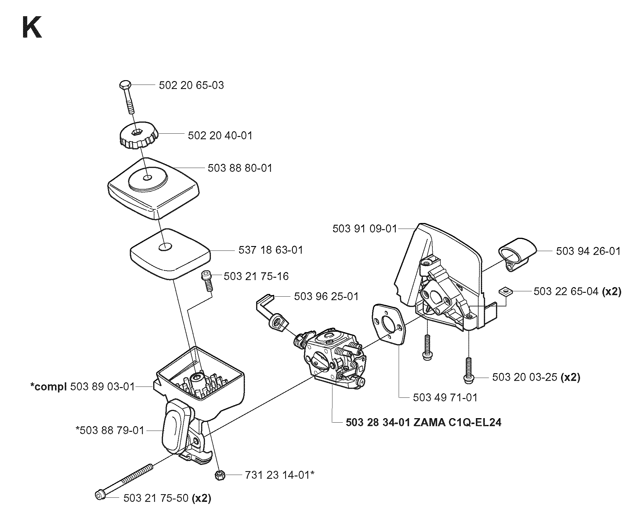 CARBURETOR & AIR FILTER