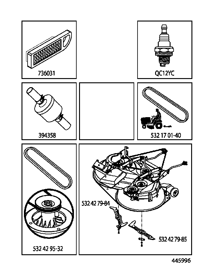FREQUENTLY USED PARTS