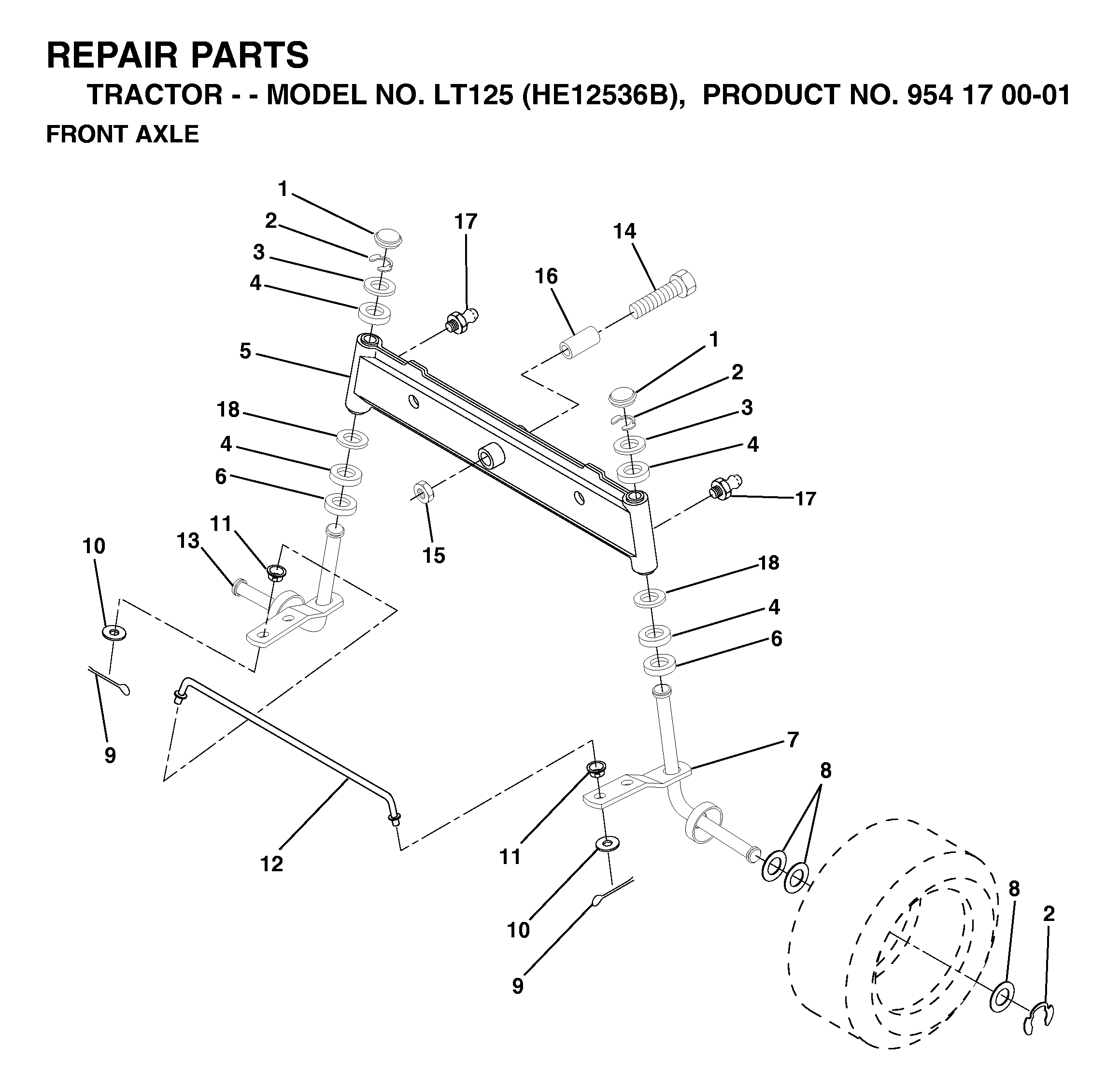 FRONT AXLE 