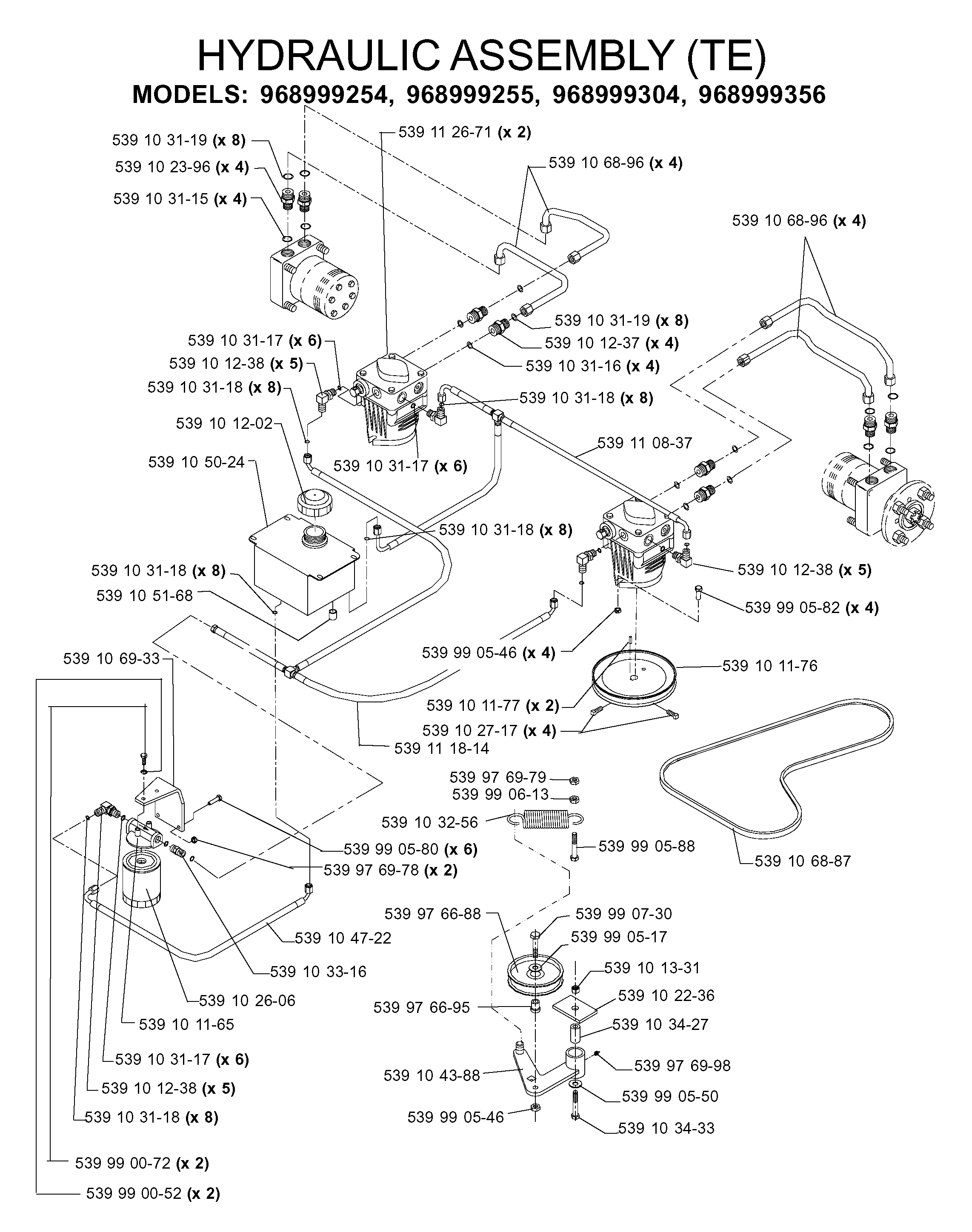 HYDRAULIC PUMP - MOTOR