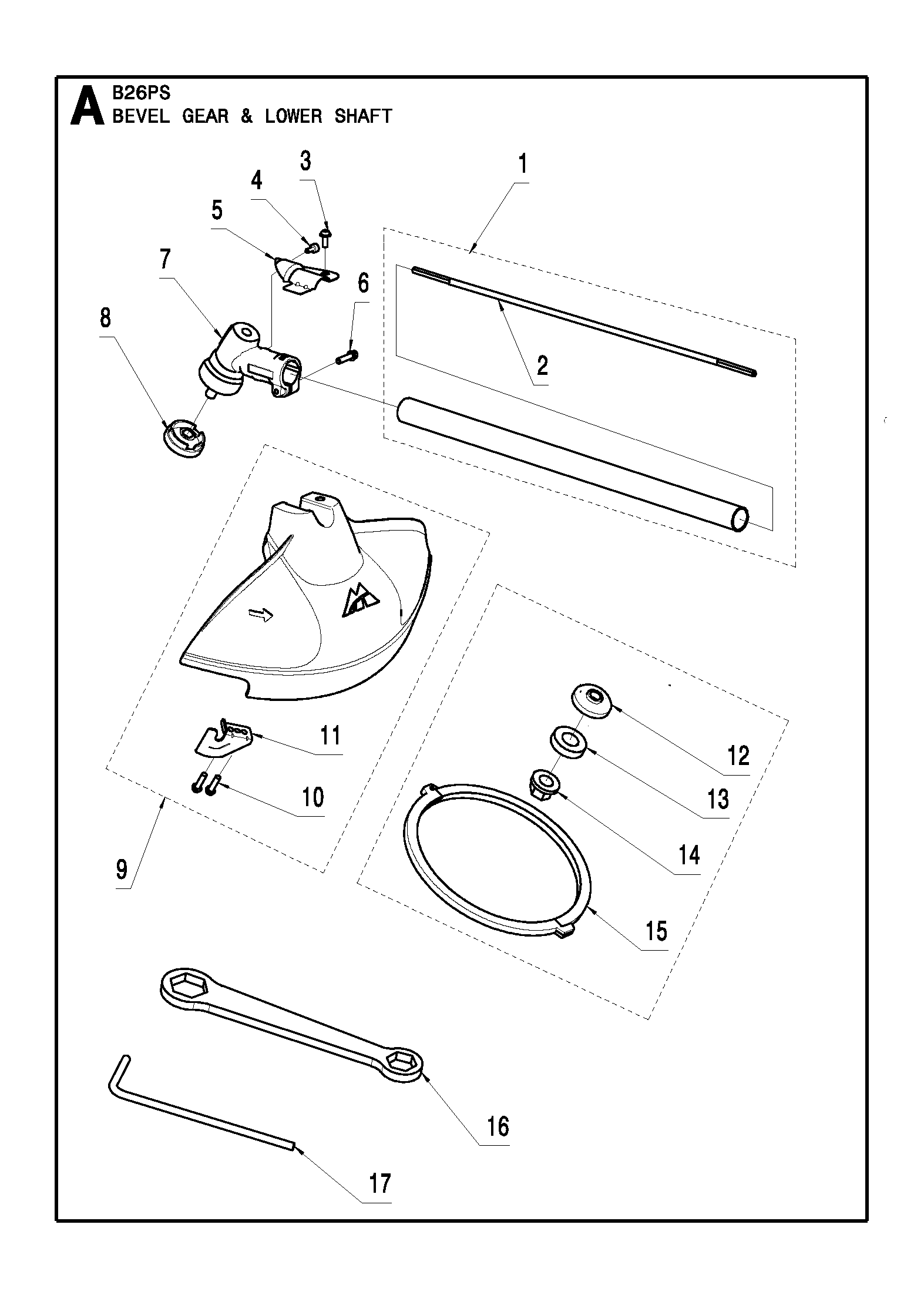 BEVEL GEAR & SHAFT