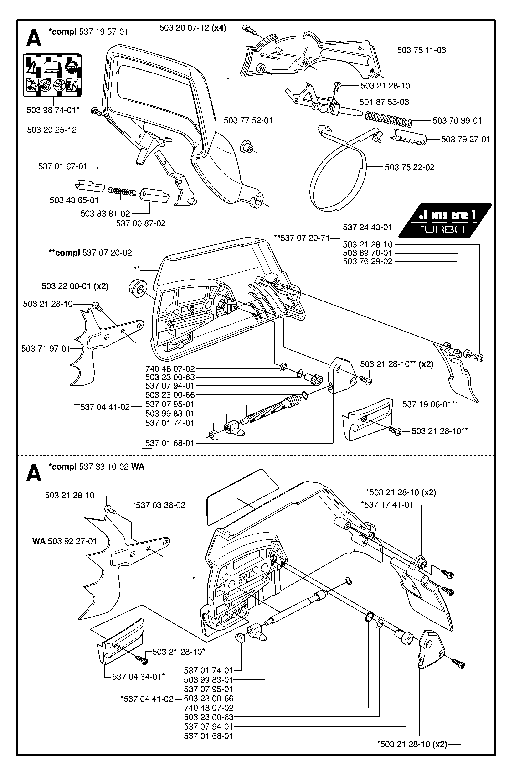 CHAIN BRAKE & CLUTCH COVER