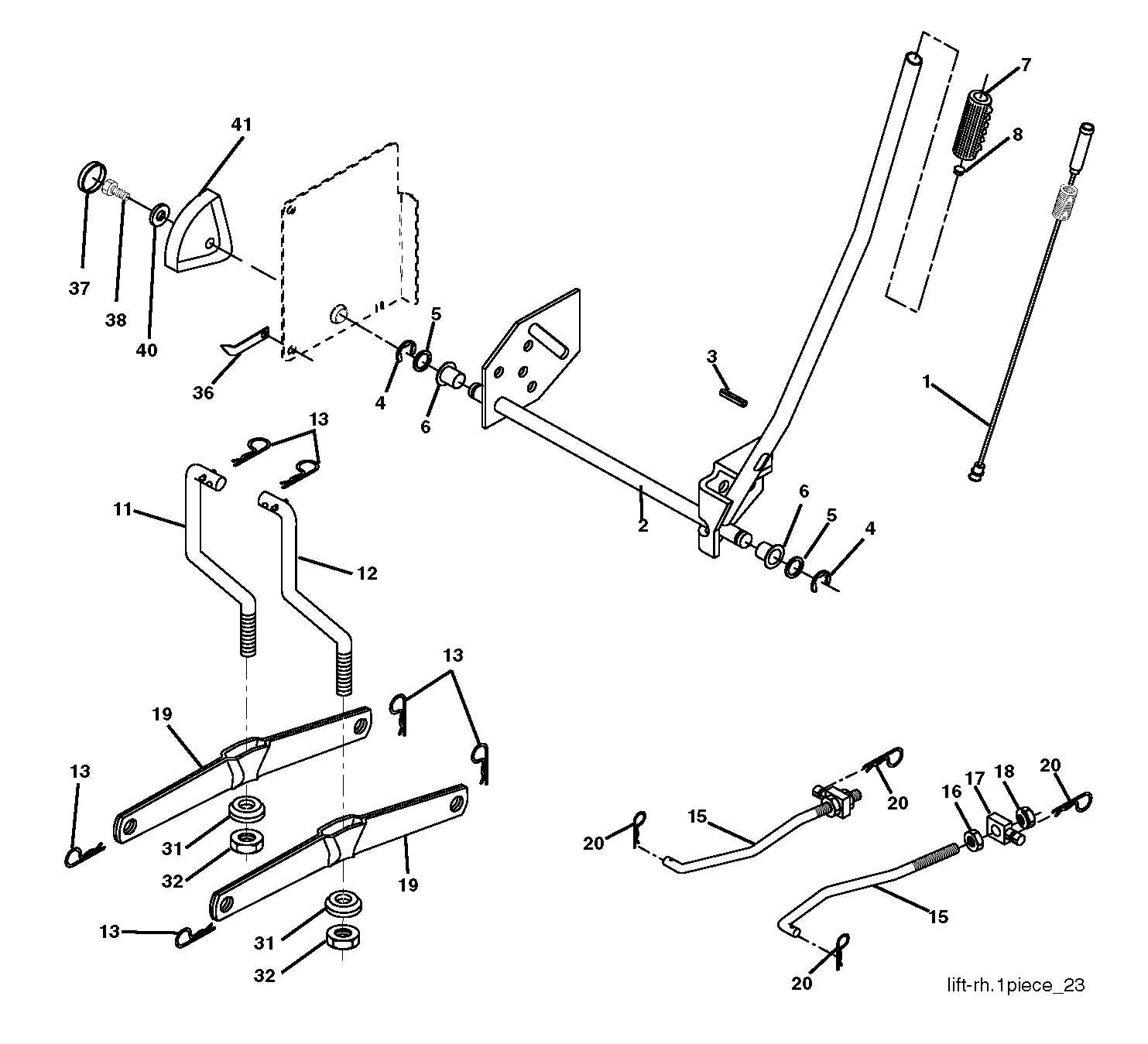 MOWER LIFT / DECK LIFT