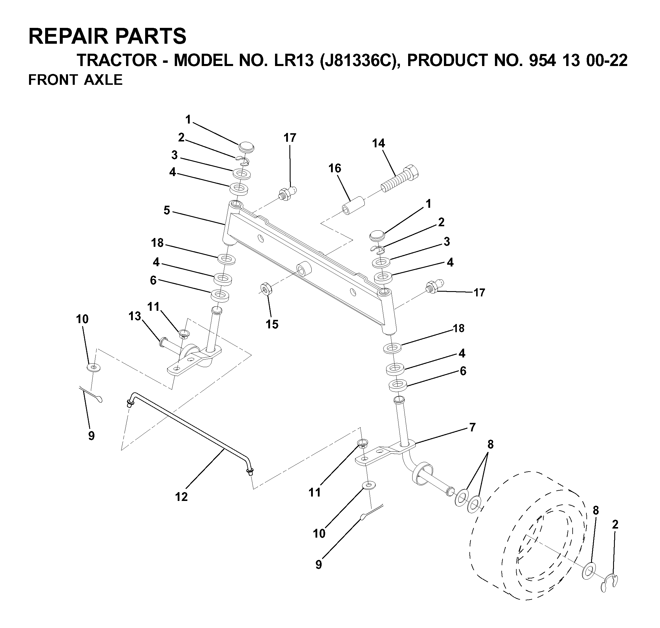 FRONT AXLE 