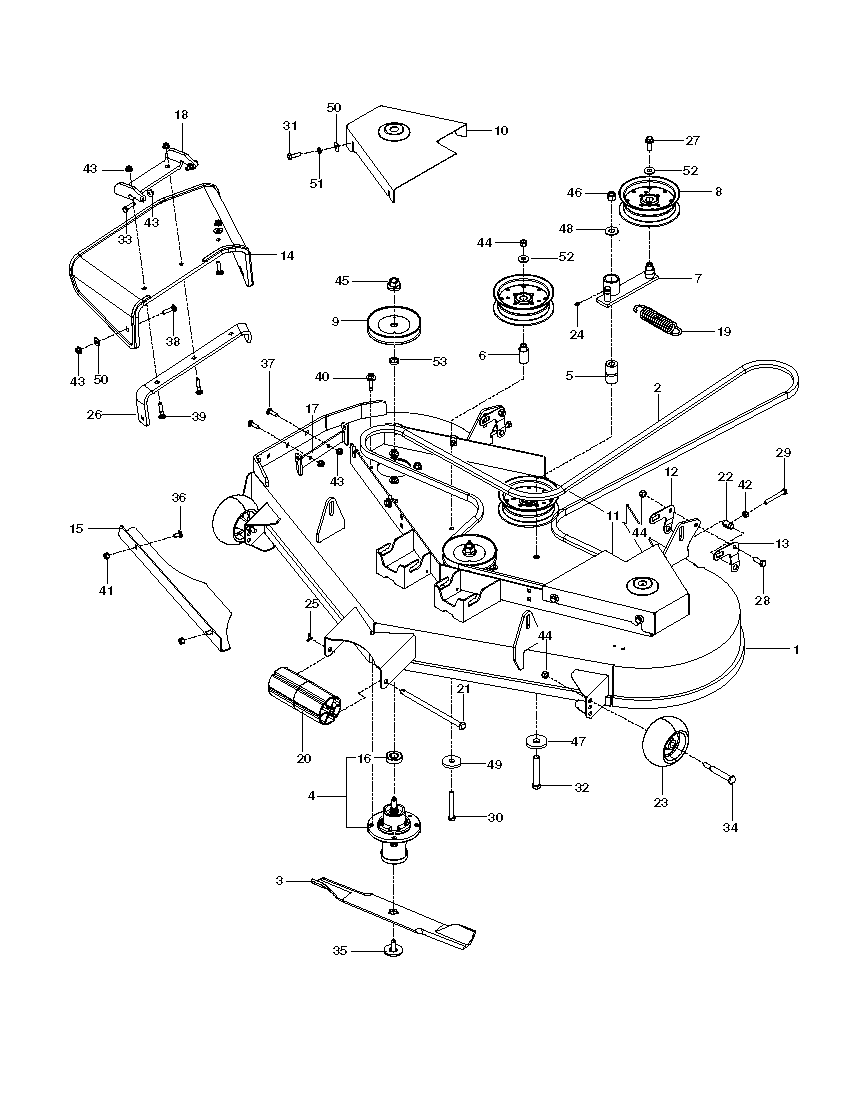 MOWER DECK / CUTTING DECK