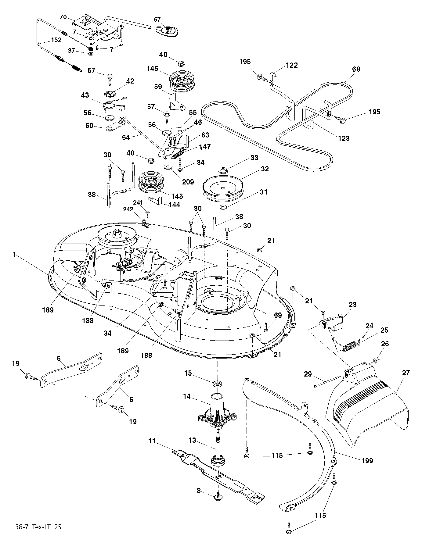 MOWER DECK / CUTTING DECK
