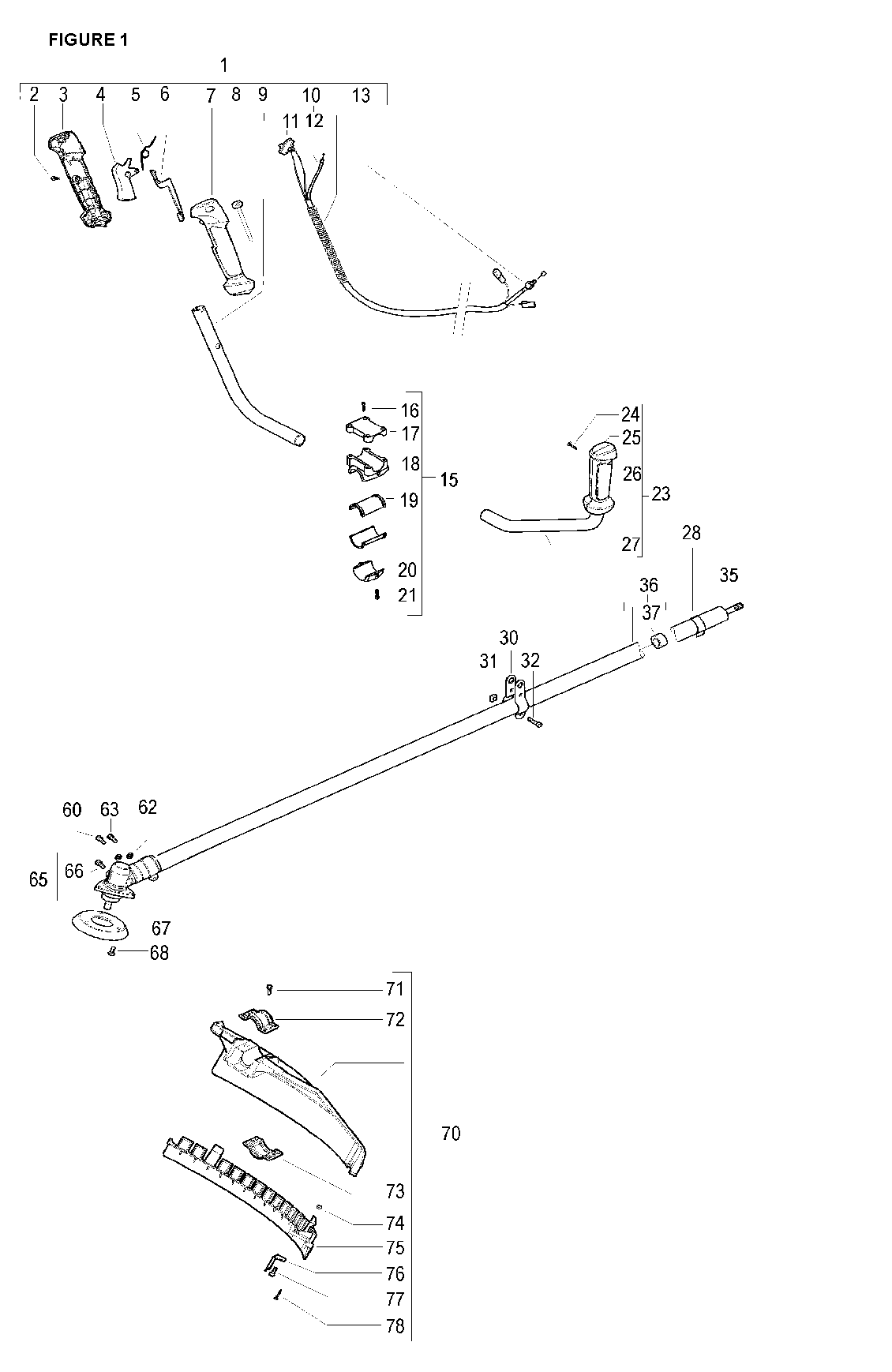 SHAFT & HANDLE