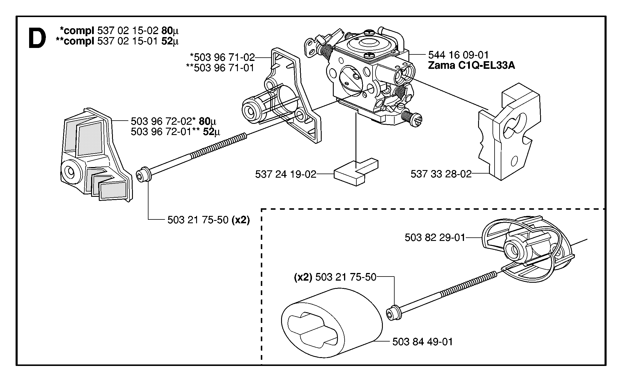 CARBURETOR & AIR FILTER