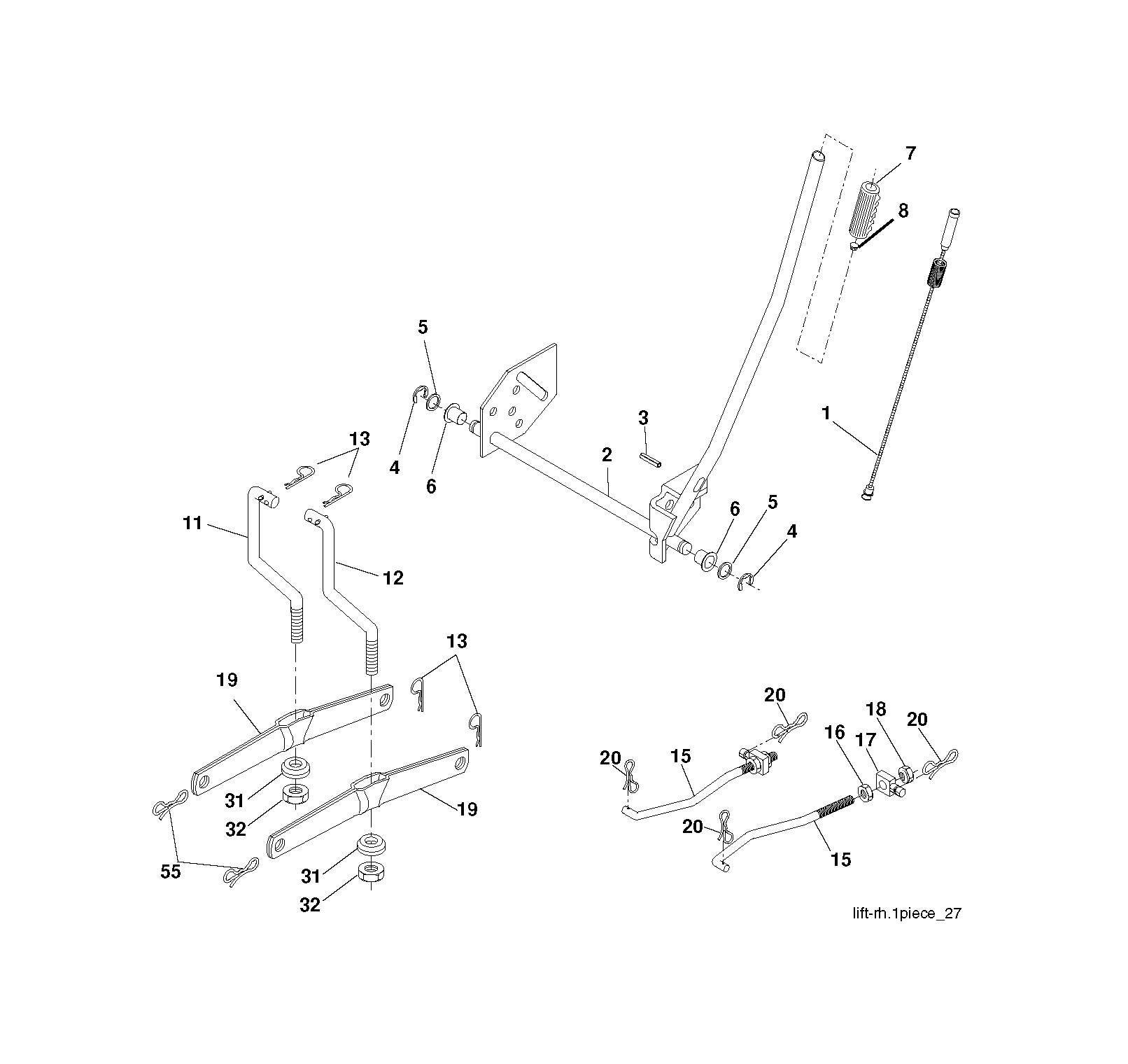 MOWER LIFT / DECK LIFT