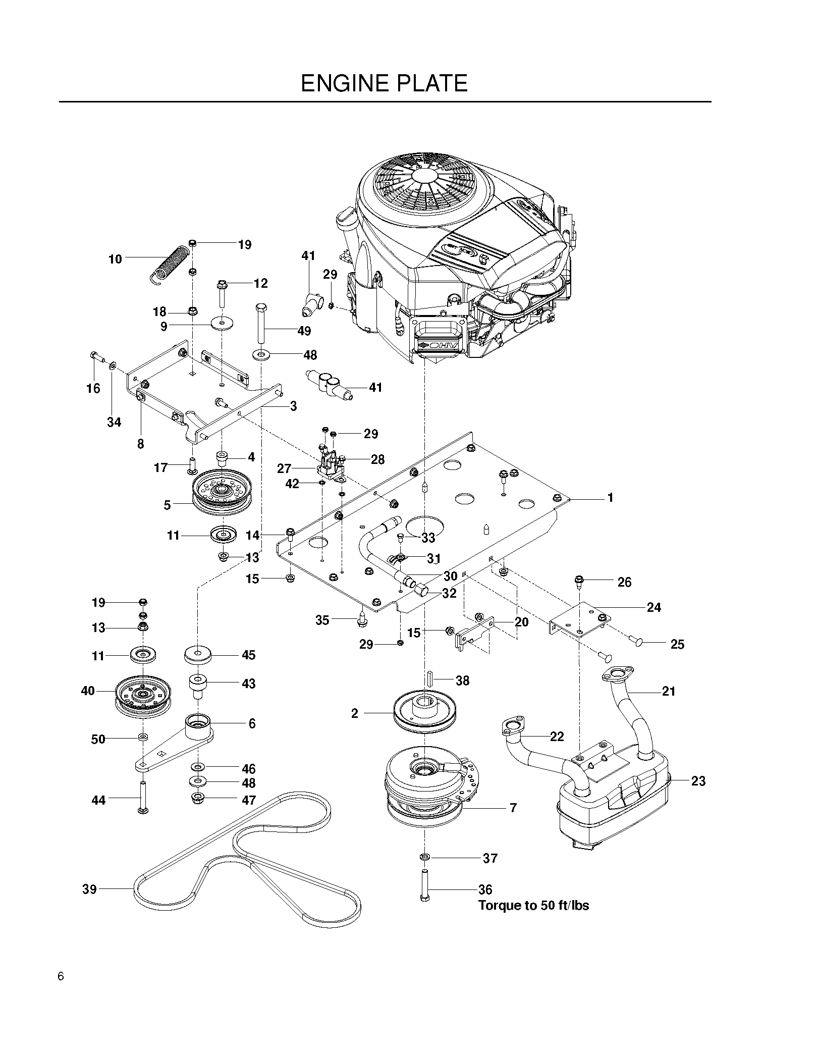 ENGINE PLATE