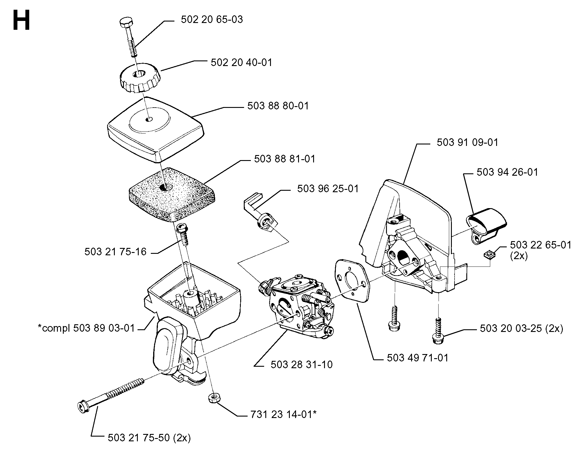 CARBURETOR & AIR FILTER