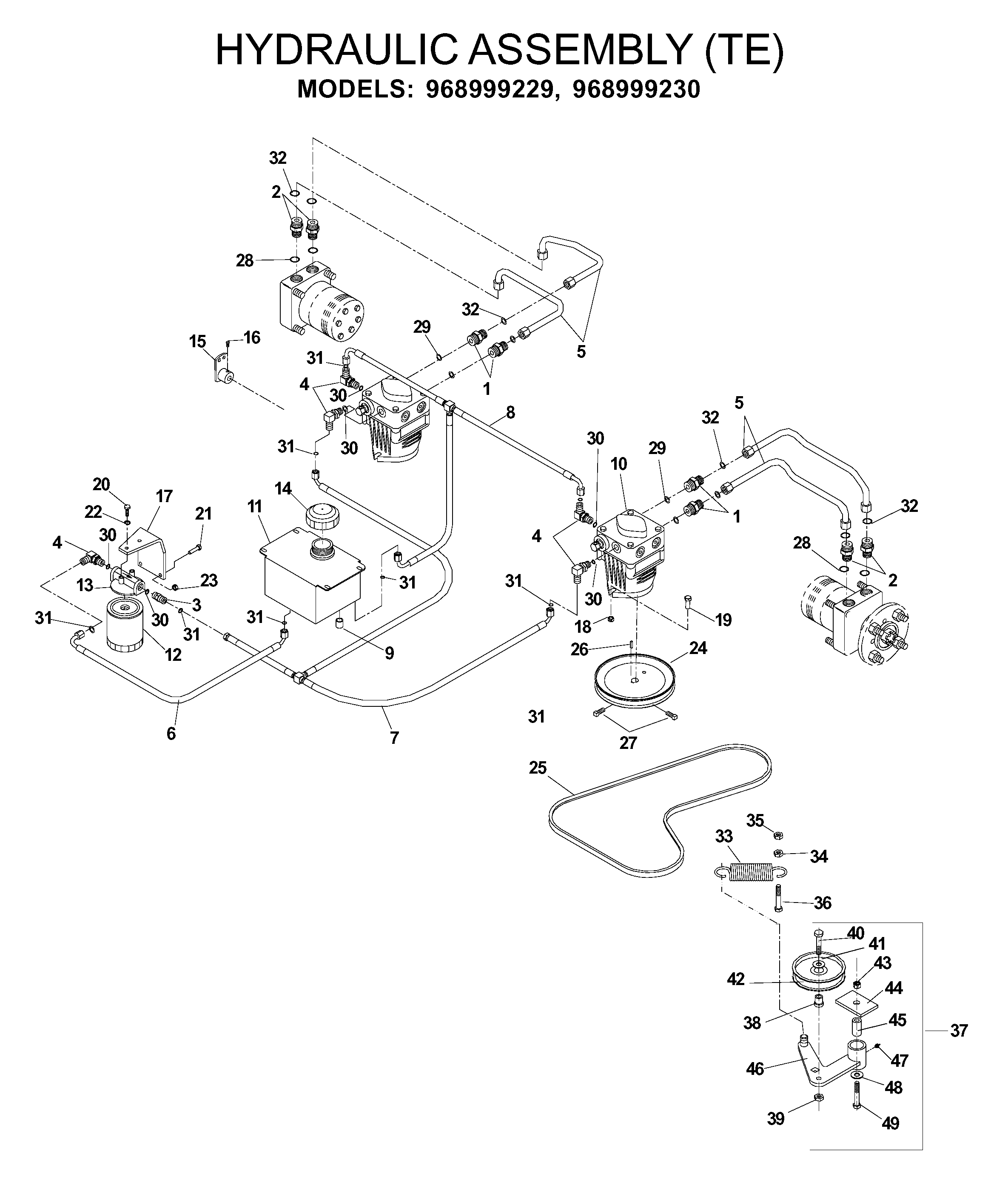HYDRAULIC PUMP - MOTOR
