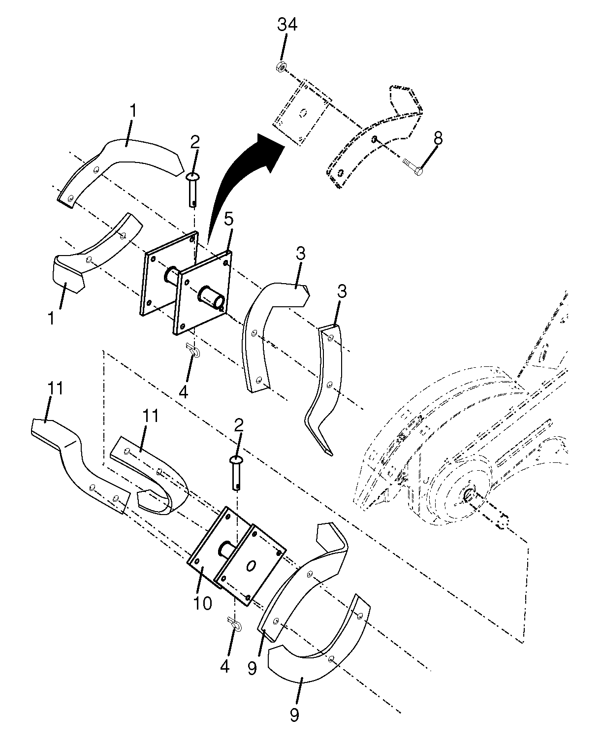 TINE ASSEMBLY