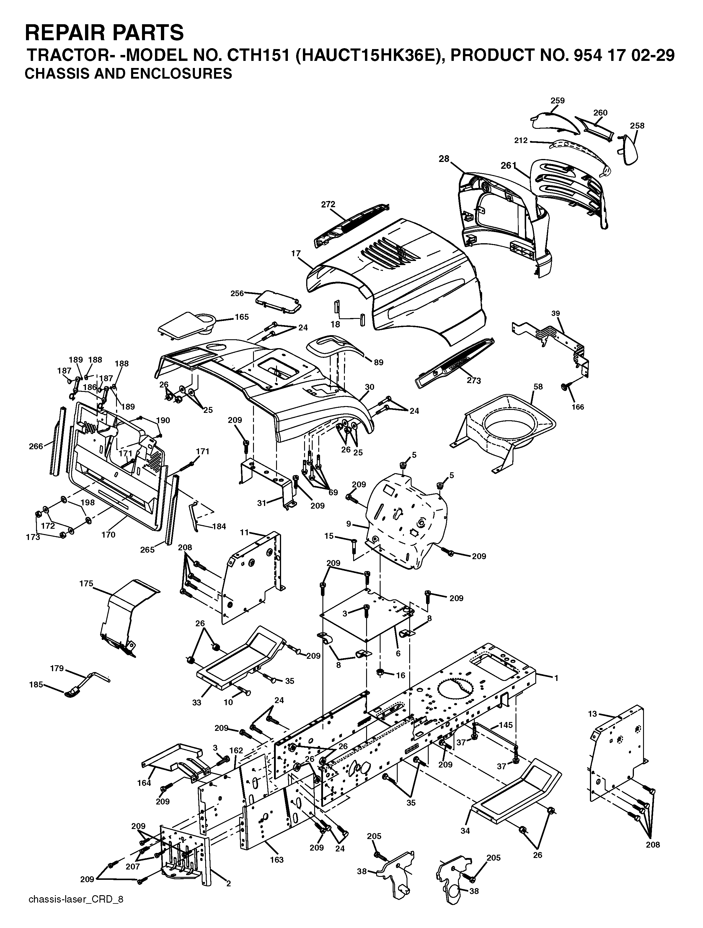 MOWER LIFT LEVER