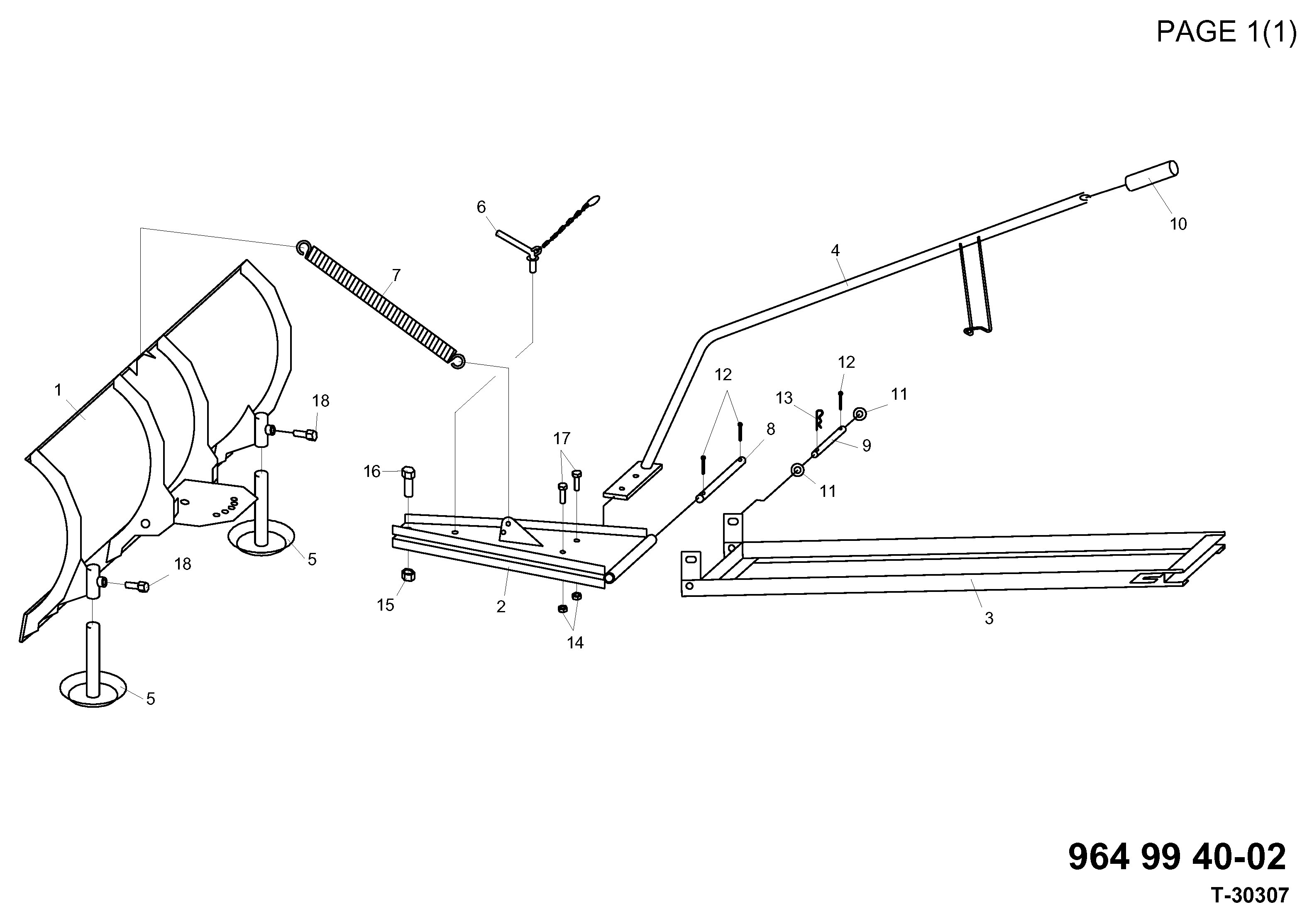 SECTOR GEAR / AXLE SUPPORT