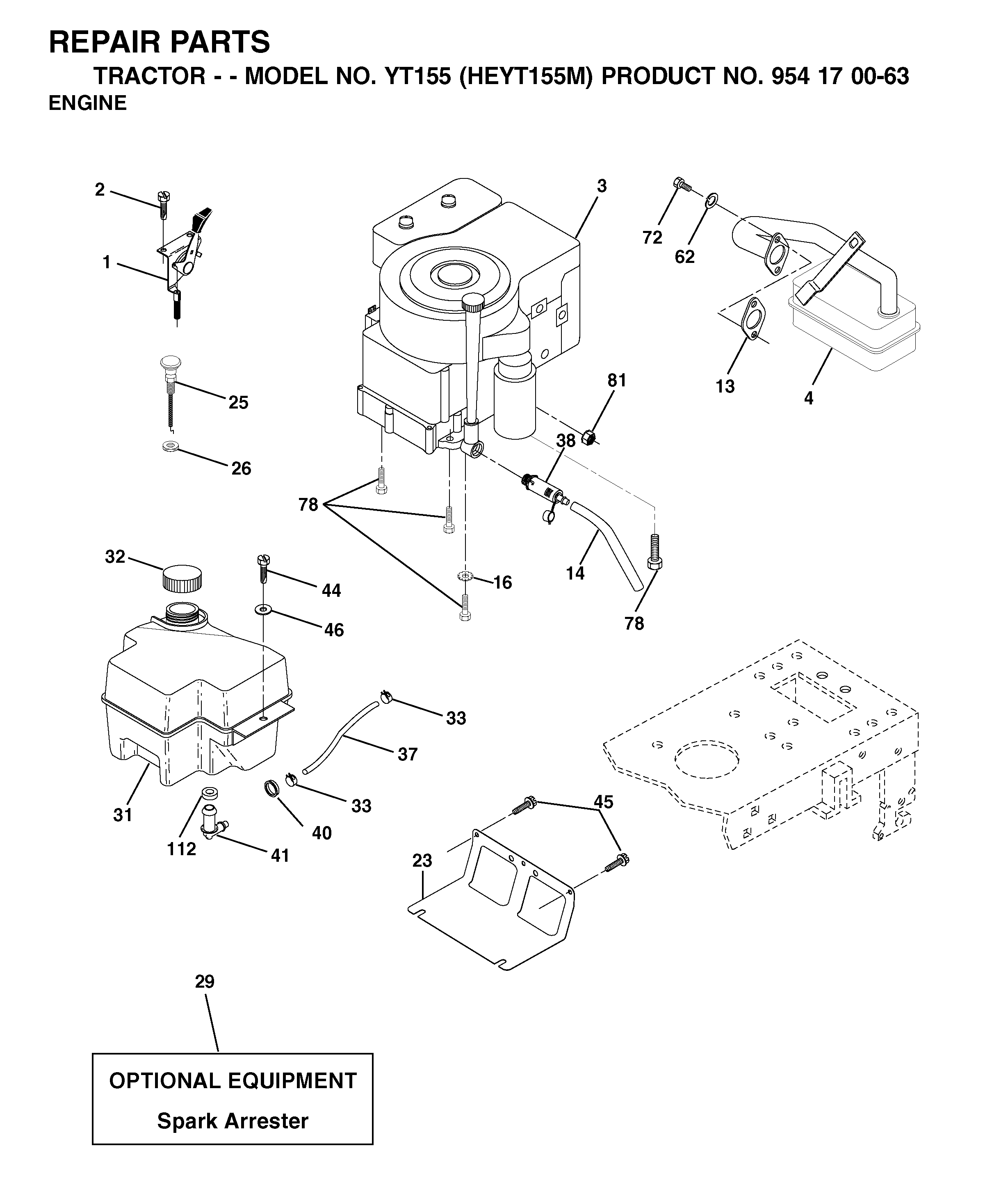 ENGINE & CUTTING EQUIPMENT