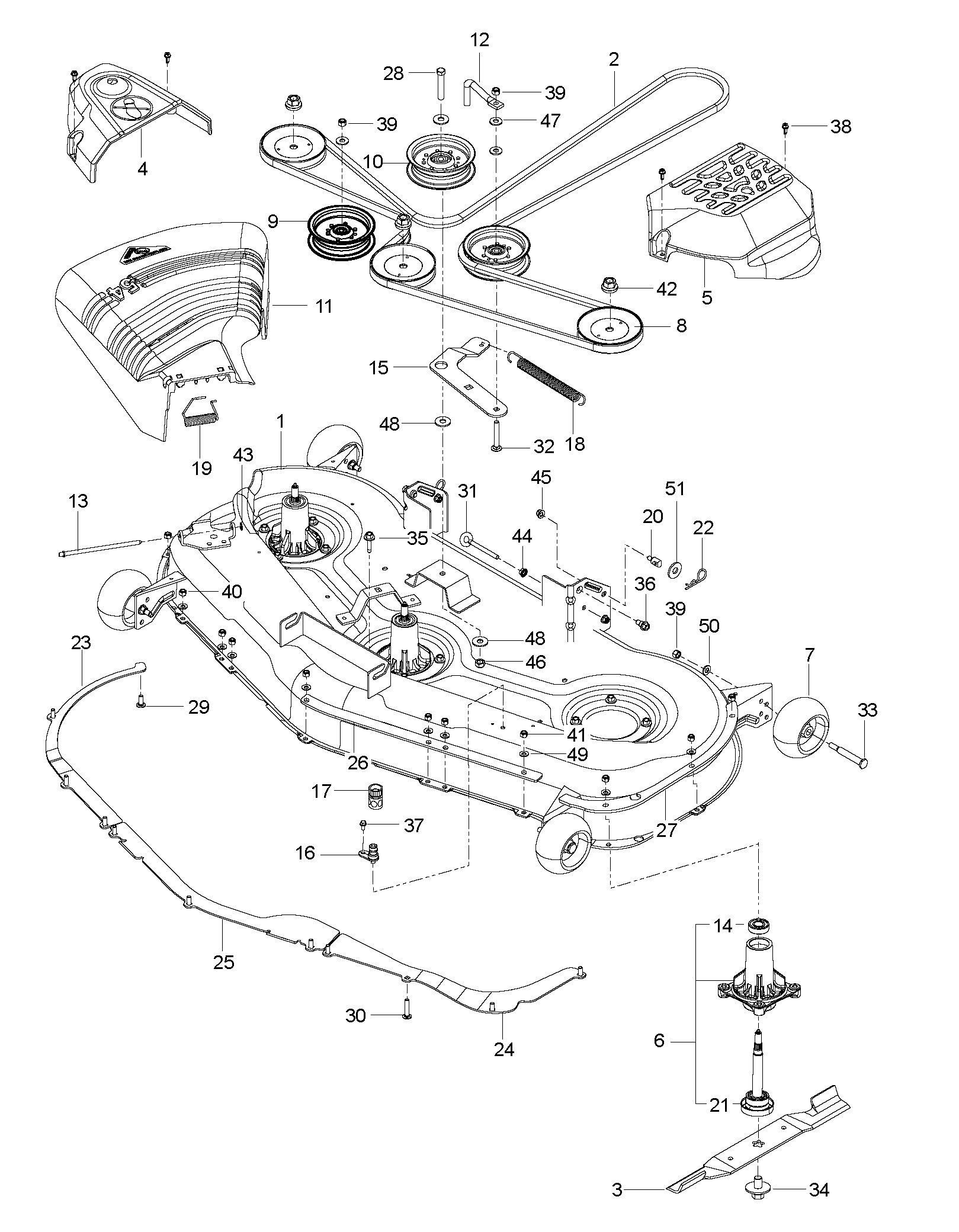 MOWER DECK / CUTTING DECK
