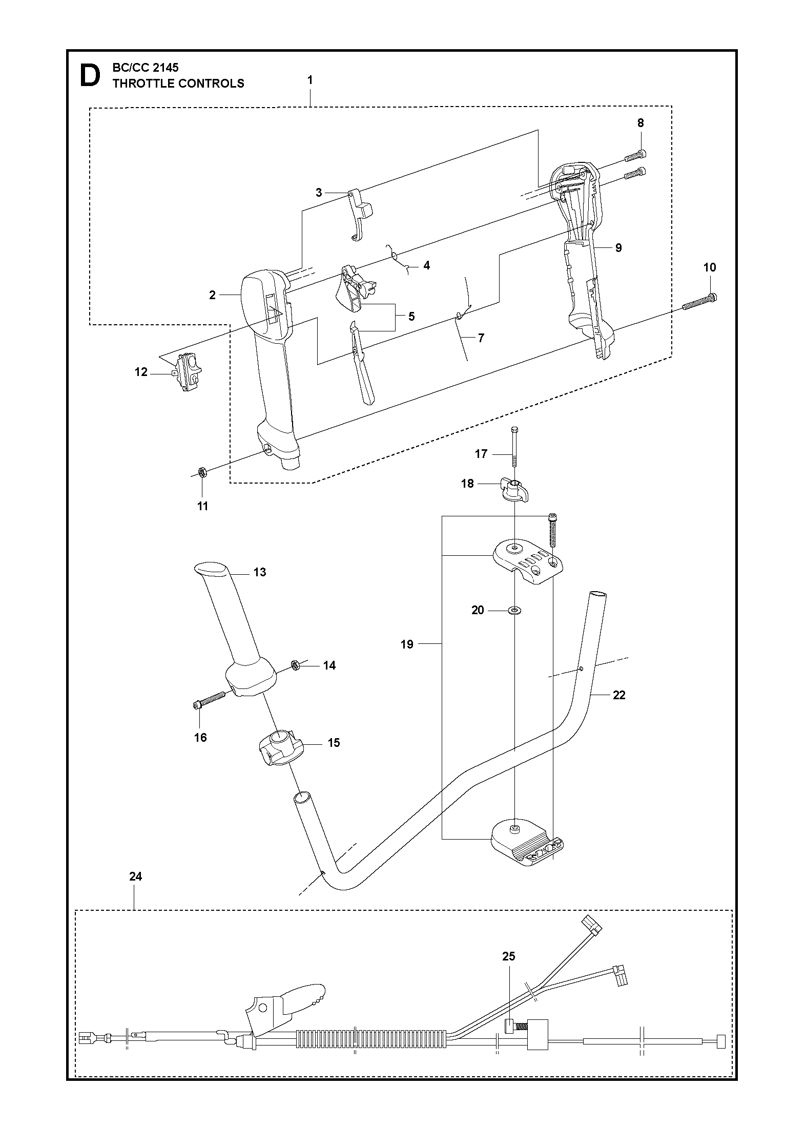 MOWER LIFT LEVER