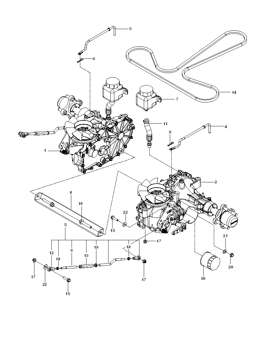 HYDRAULIC PUMP - MOTOR