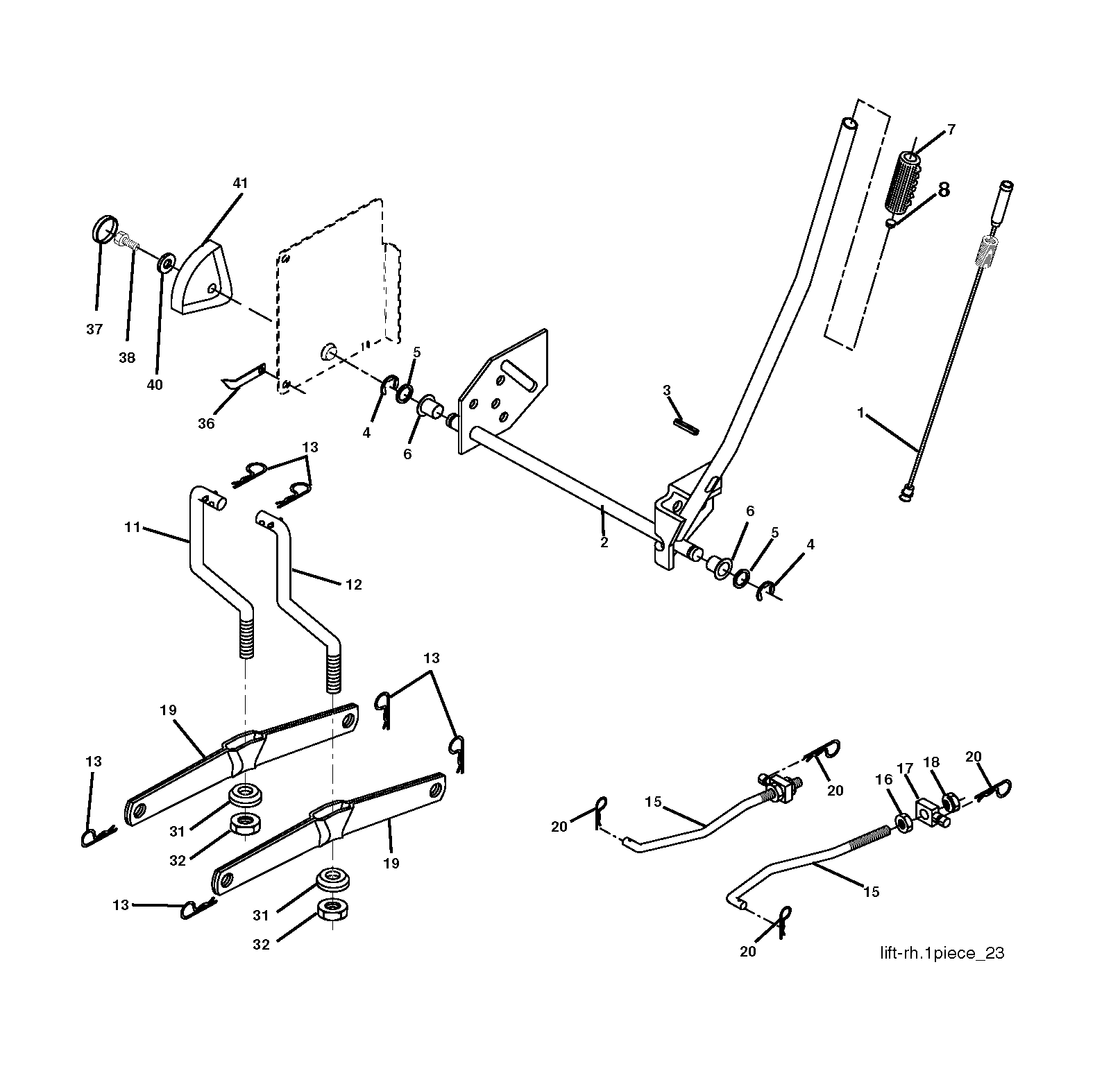 MOWER LIFT / DECK LIFT