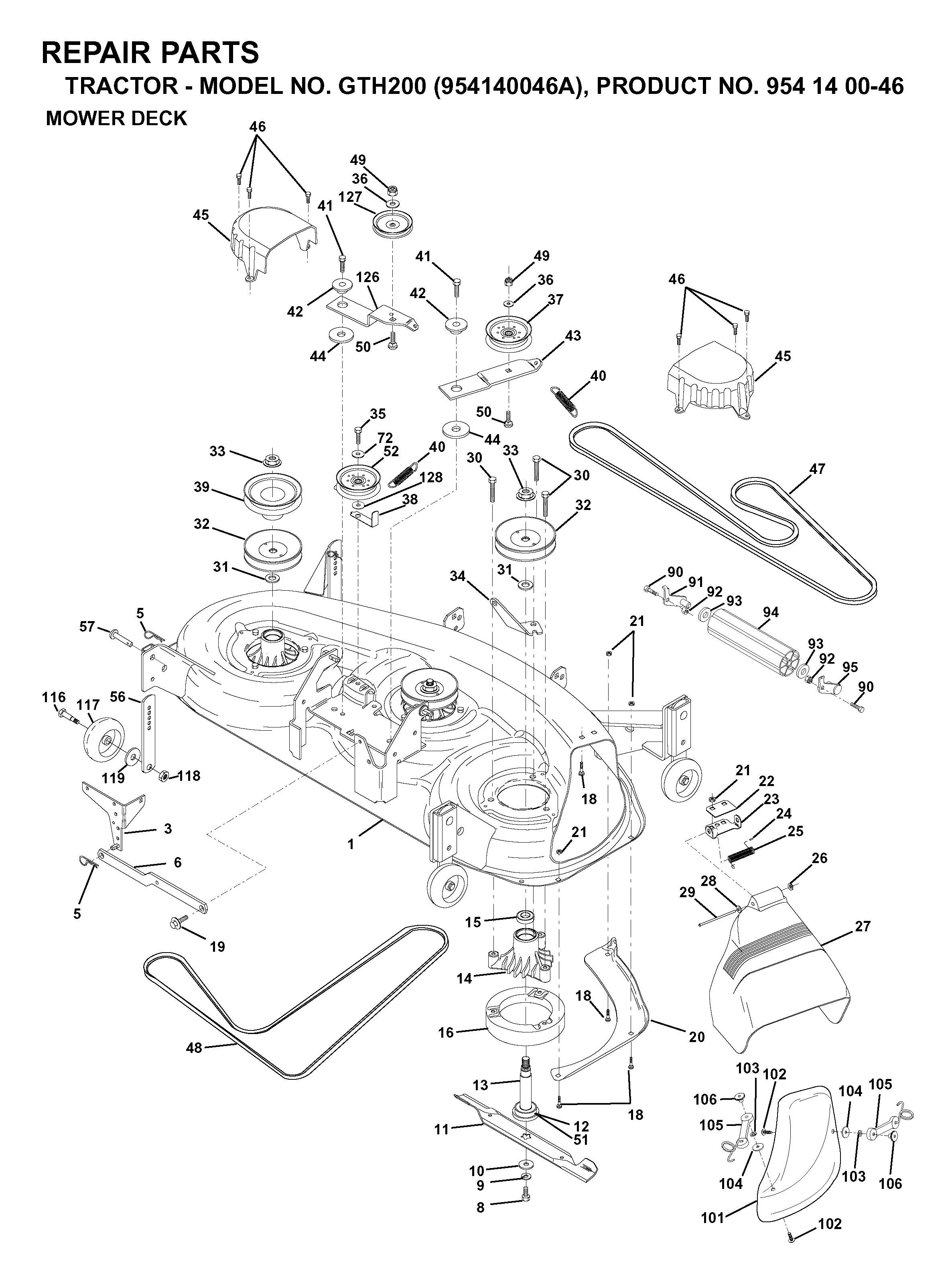 MOWER DECK / CUTTING DECK