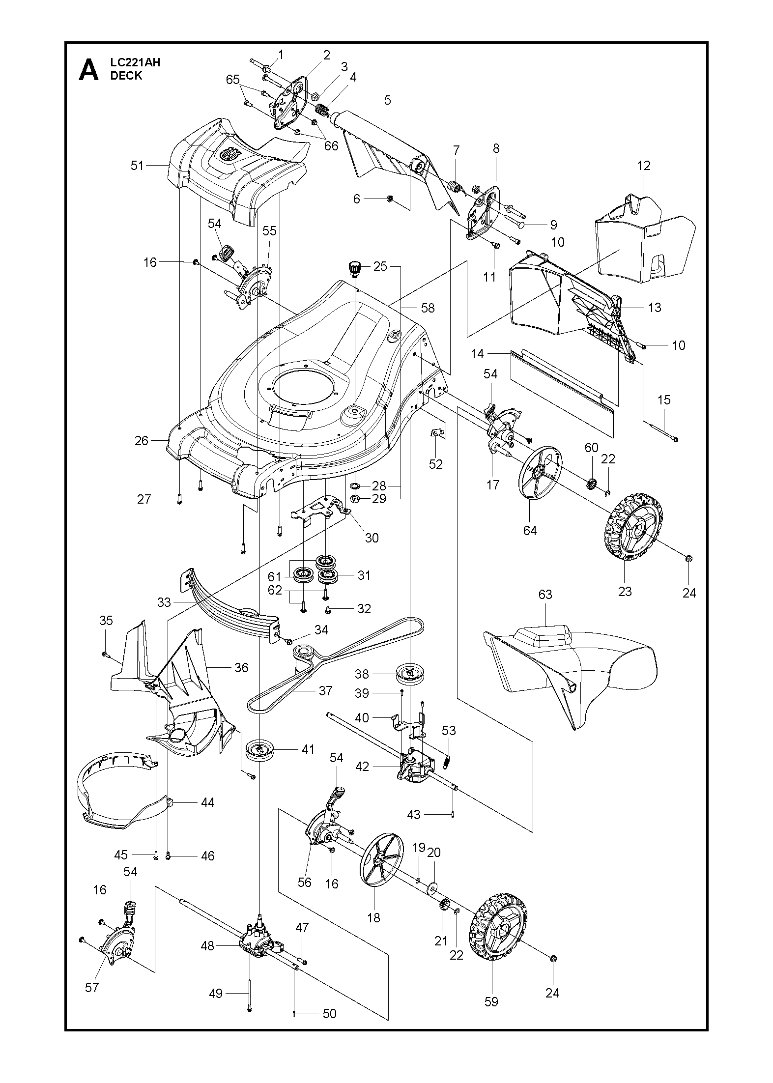 MOWER DECK / CUTTING DECK