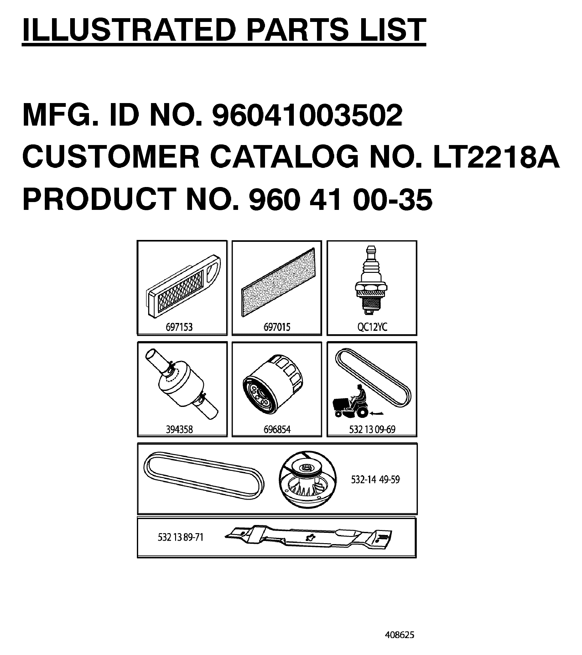 FREQUENTLY USED PARTS