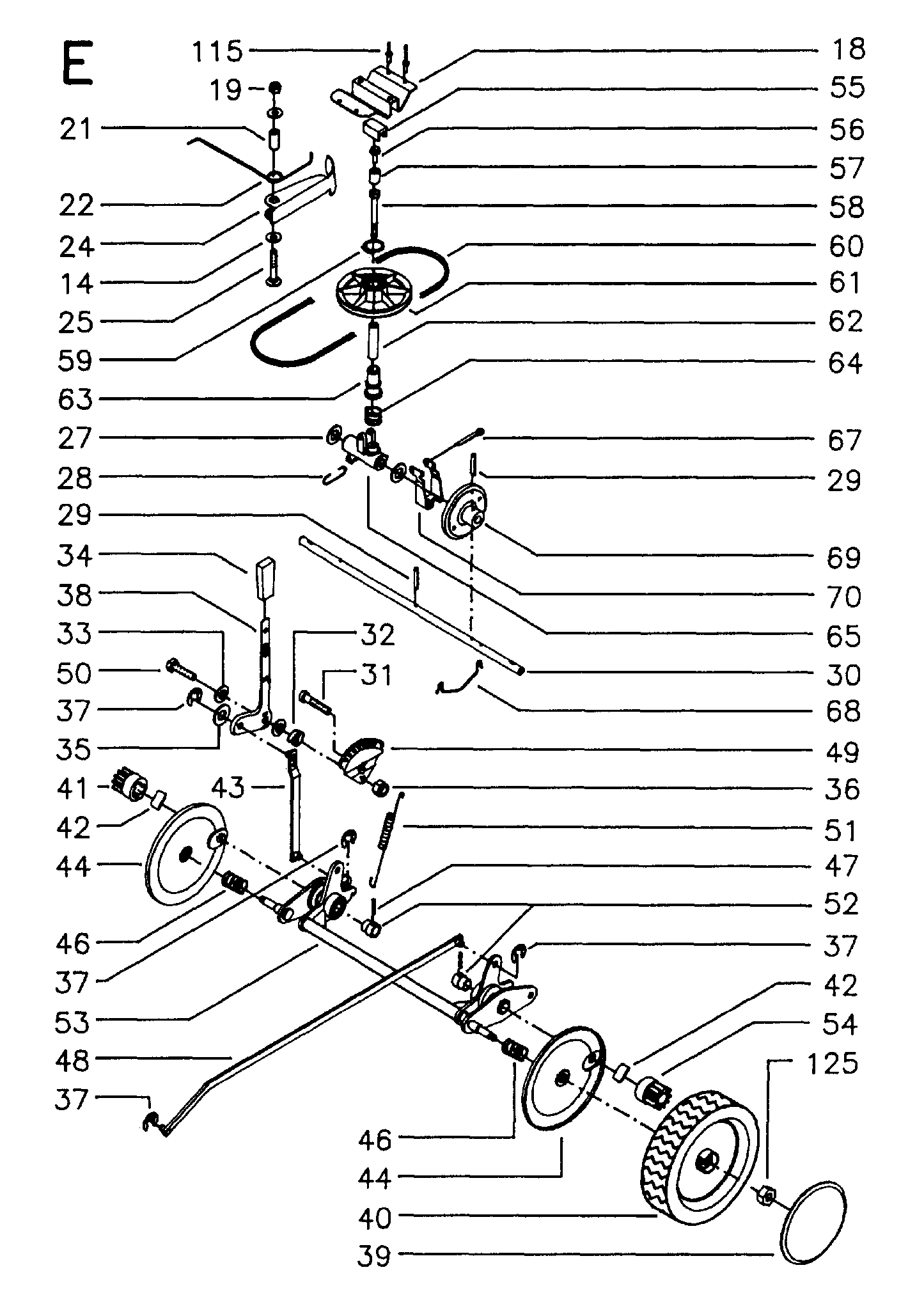 WHEEL & DEPTH STAKE ASSEMBLY